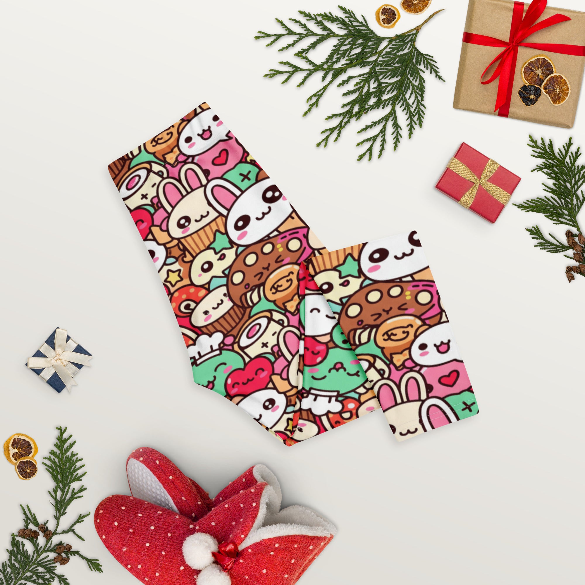 Kawaii Bakery Shop Capri Leggings | GearBunch