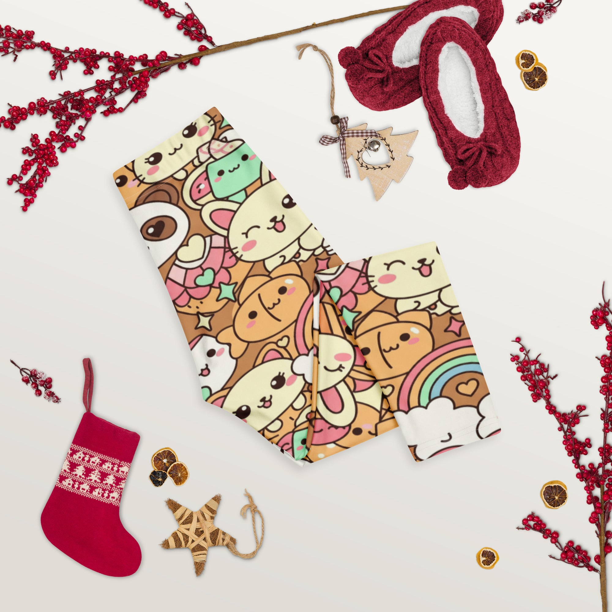 Kawaii Coffee Break Capri Leggings | GearBunch