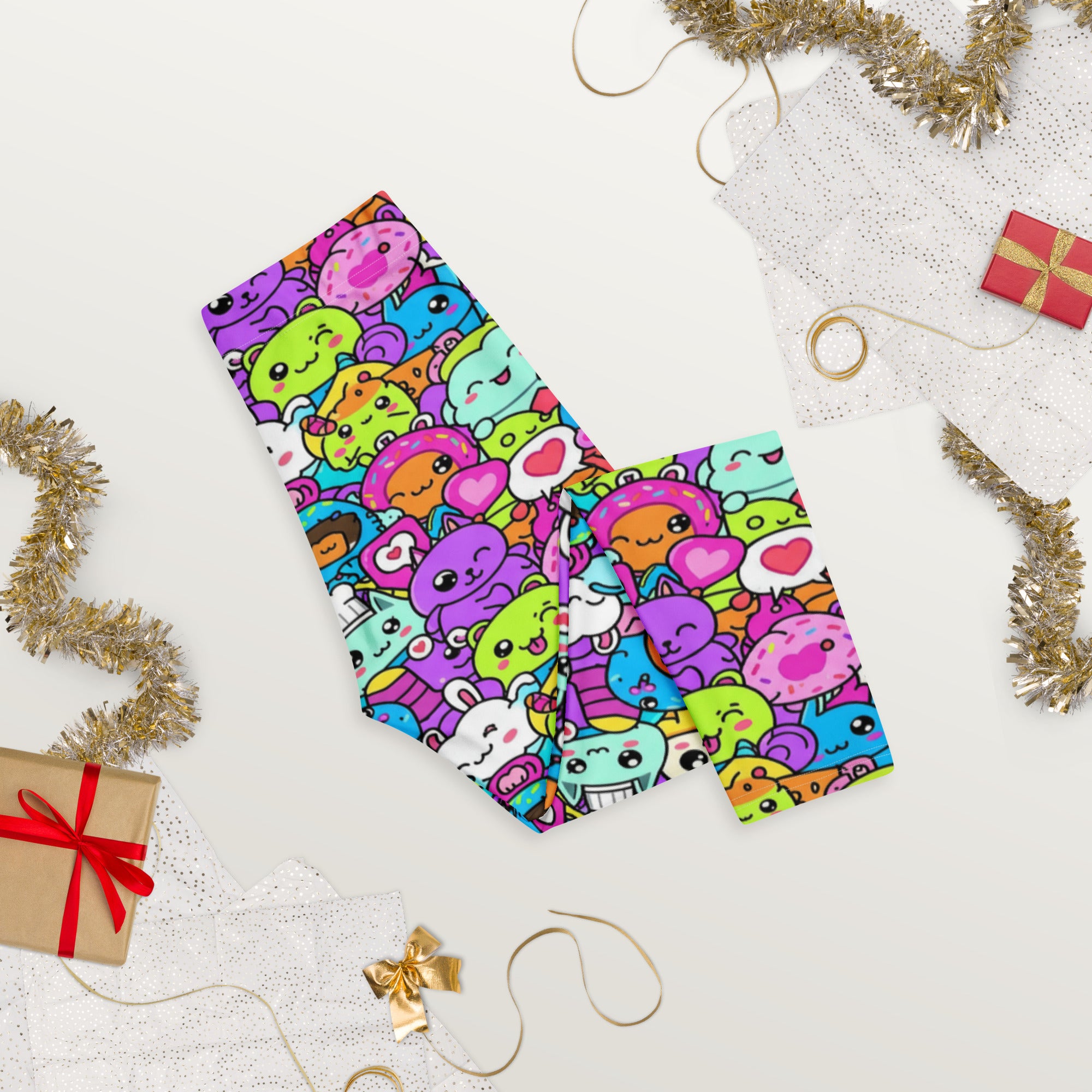 Kawaii Monster Pals Capri Leggings | GearBunch