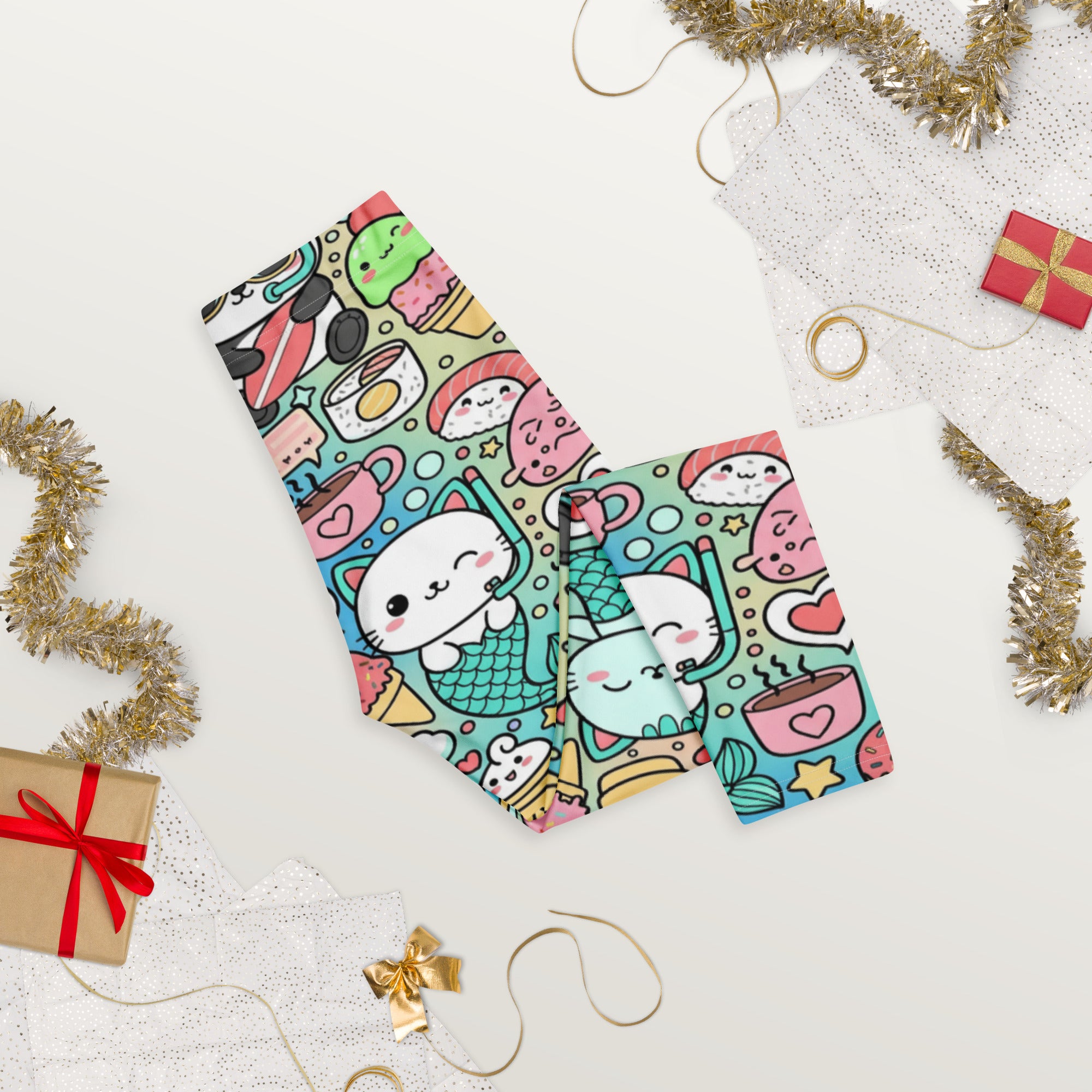 Kawaii Ocean Friends Capri Leggings | GearBunch