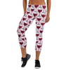 Red Wine Capris Front View
