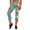 Tropical Beach Capris Front View