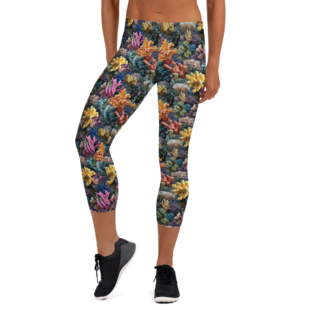 Tropical Reef Capris Front View