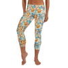 Women's sky angel capris front view
