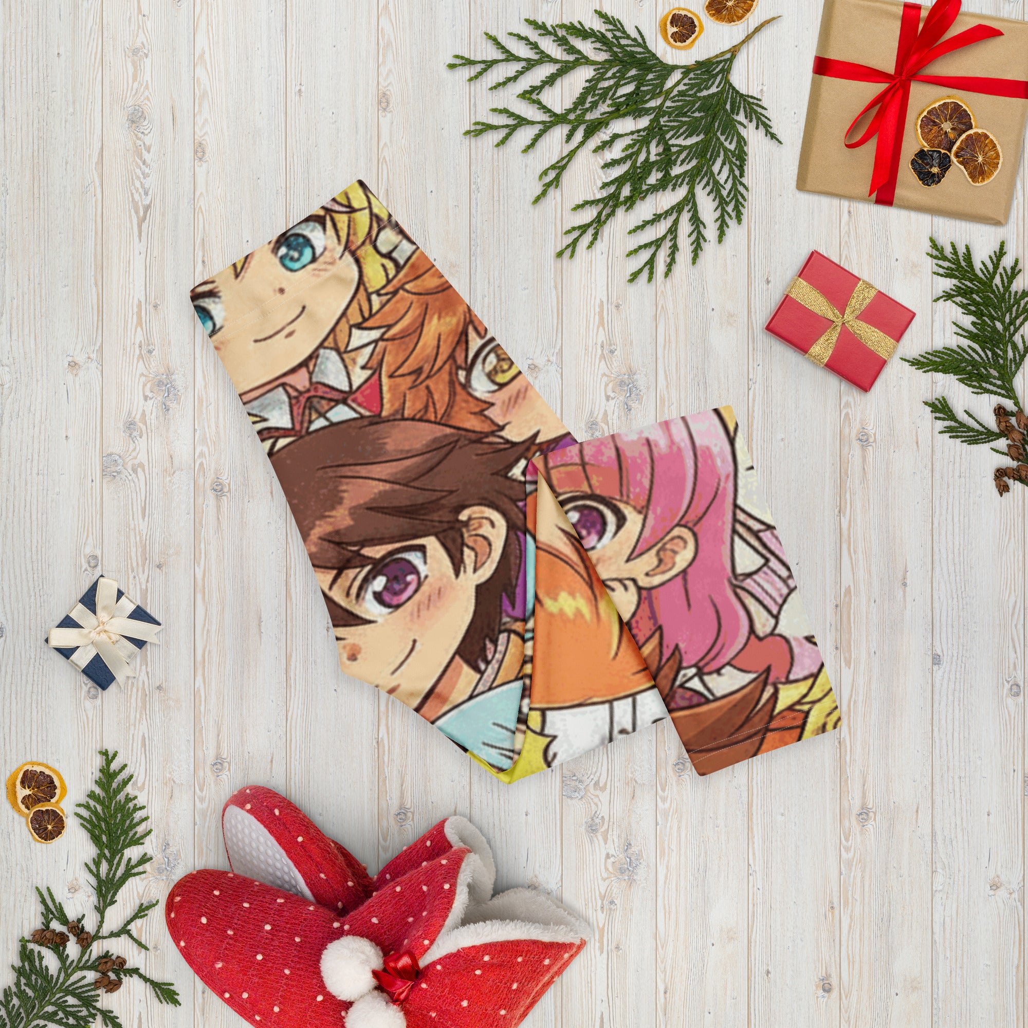 Anime Cat Cafe Capri Leggings | GearBunch