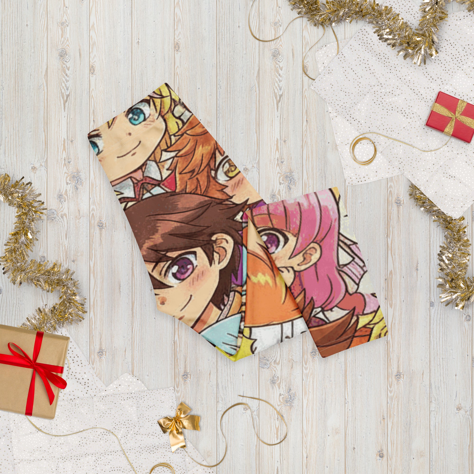 Anime Cat Cafe Capri Leggings | GearBunch