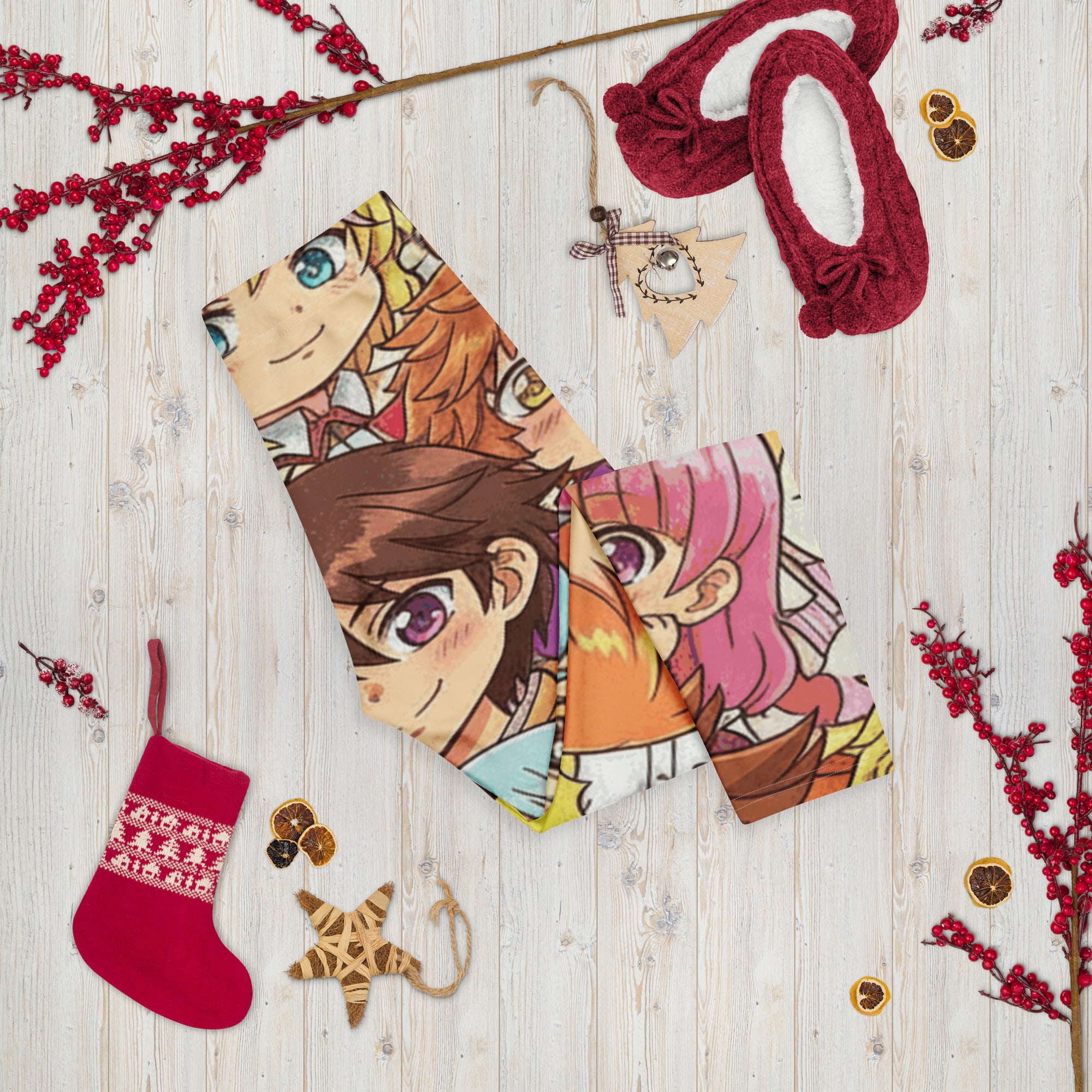 Anime Cat Cafe Capri Leggings | GearBunch