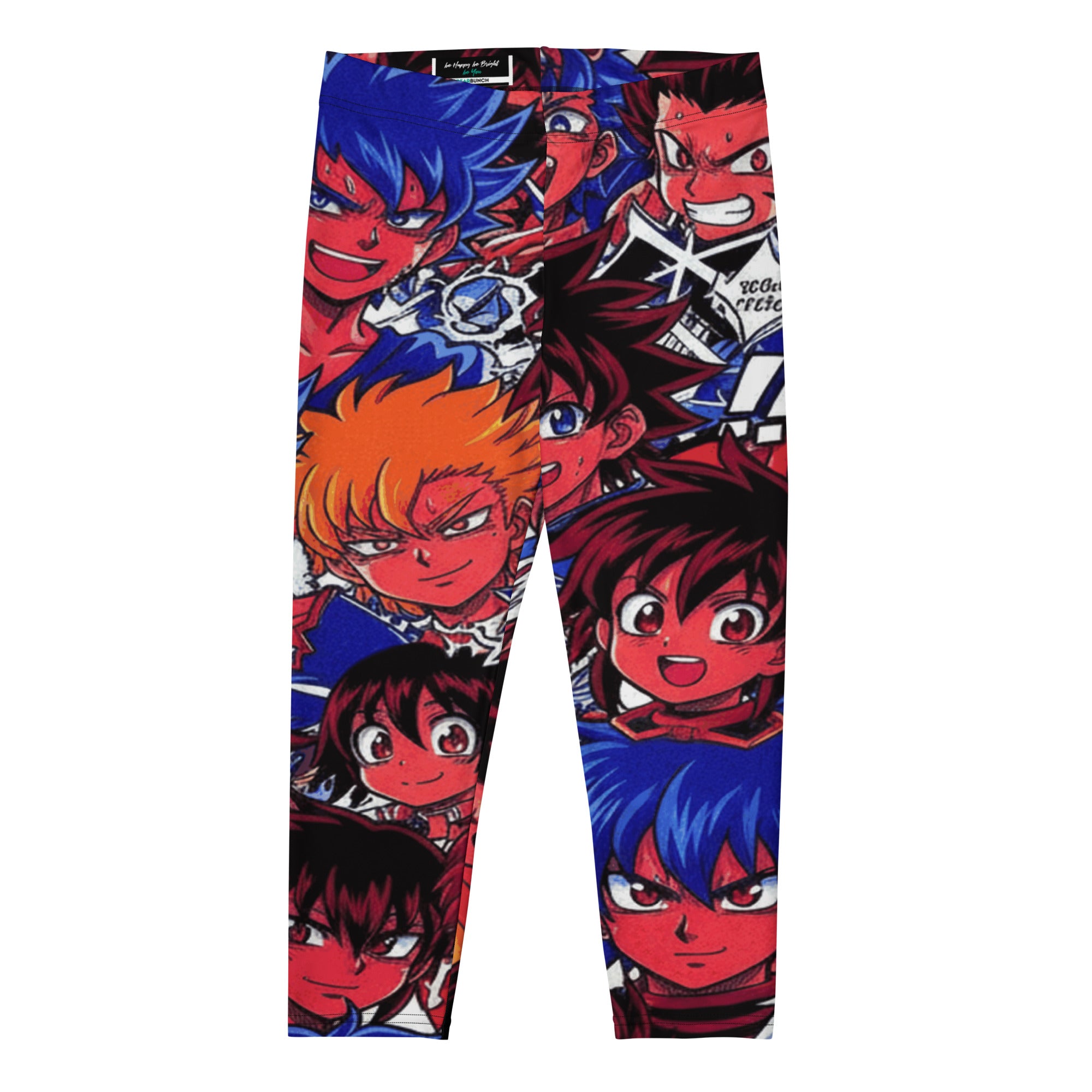 Anime Collage Dark Shonen Capri Leggings | GearBunch
