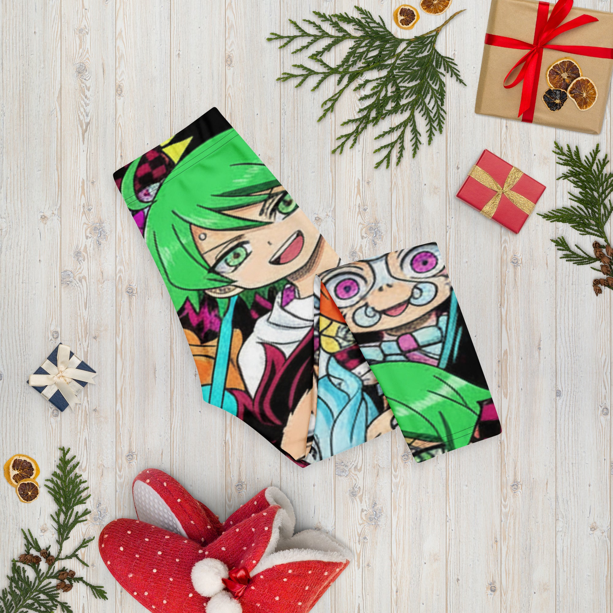Demon Slayer Style Capri Leggings | GearBunch