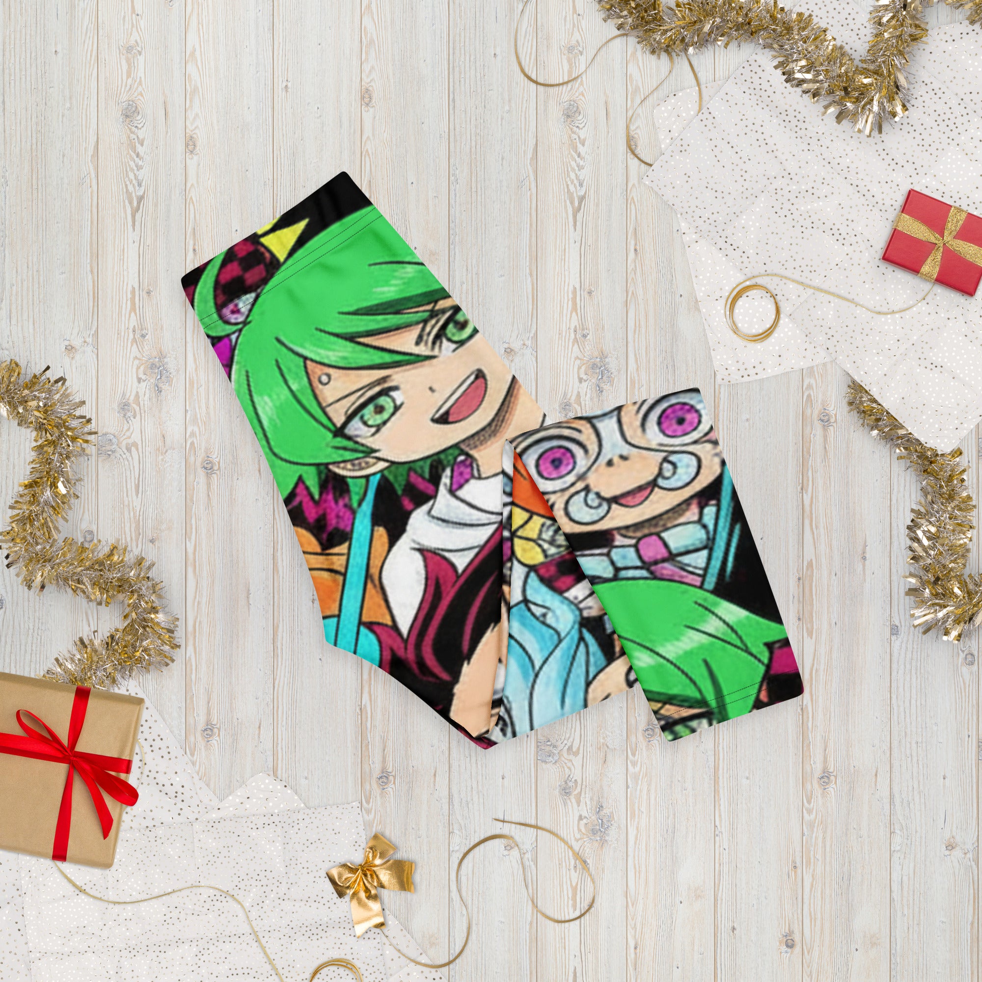 Demon Slayer Style Capri Leggings | GearBunch