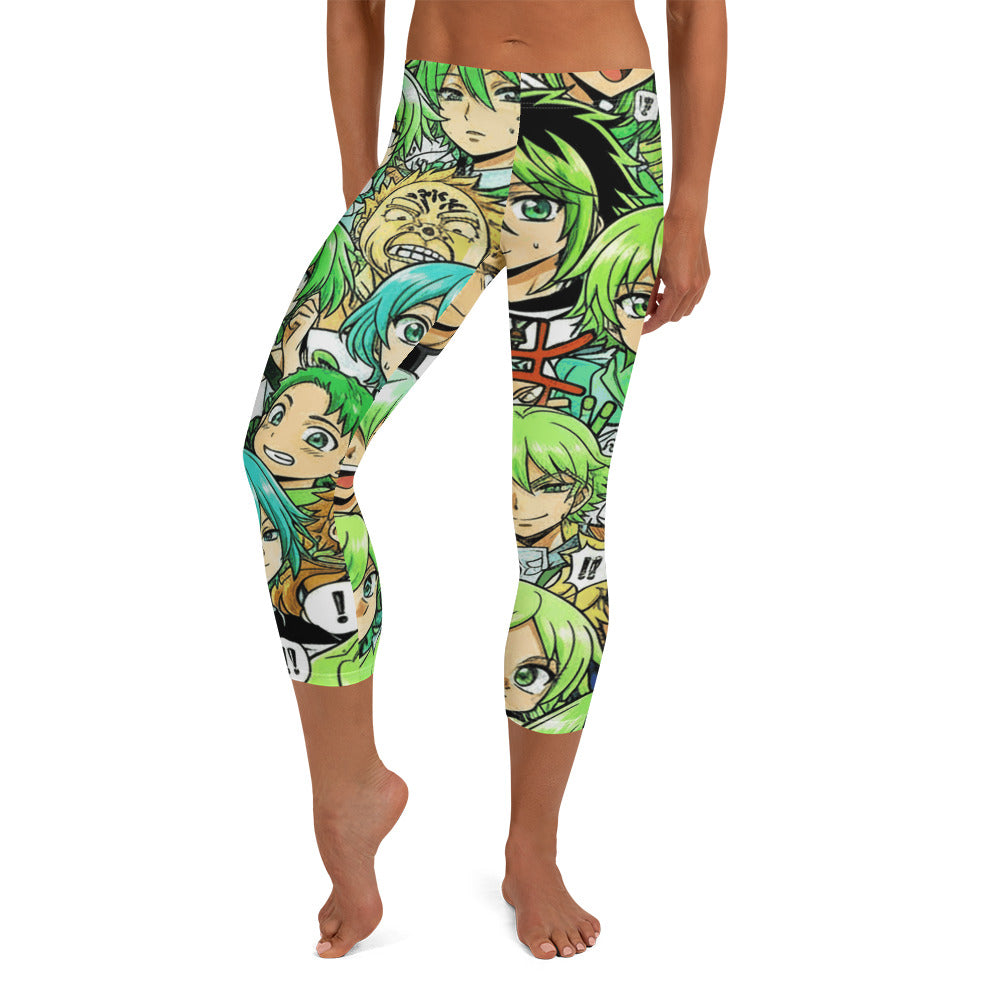 Anime Forest Spirit Capri Leggings | GearBunch