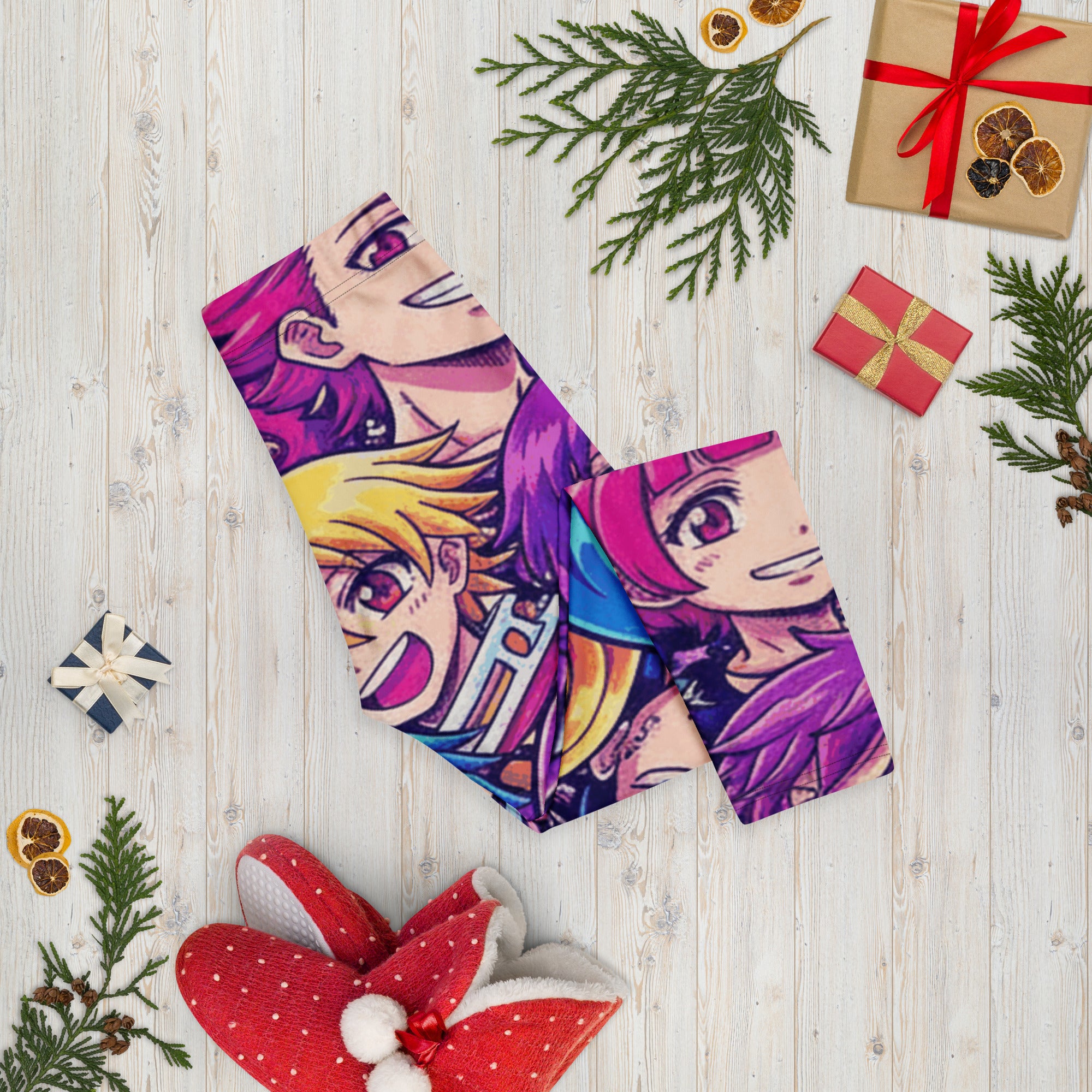 Anime Galaxy Hero Capri Leggings | GearBunch