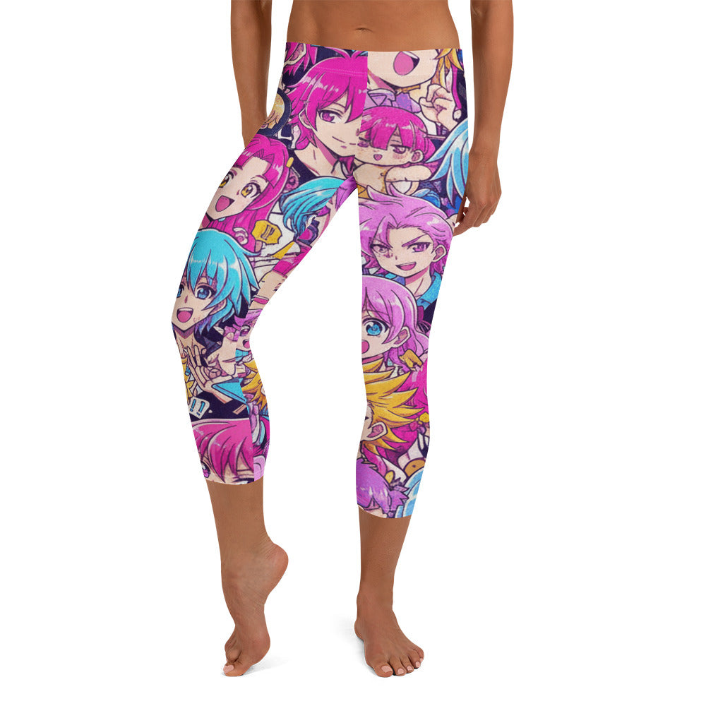 Anime Magical Girl Capri Leggings | GearBunch