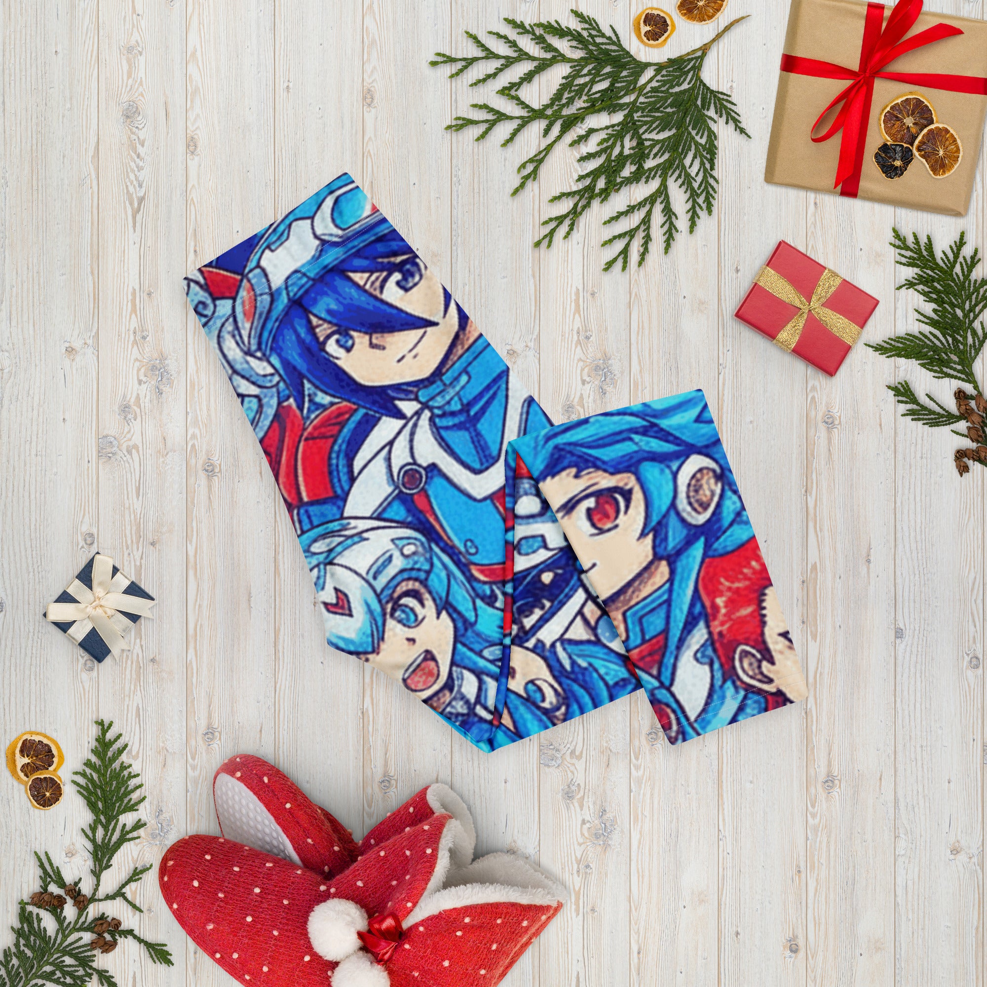 Anime Mecha Pilot Capri Leggings | GearBunch