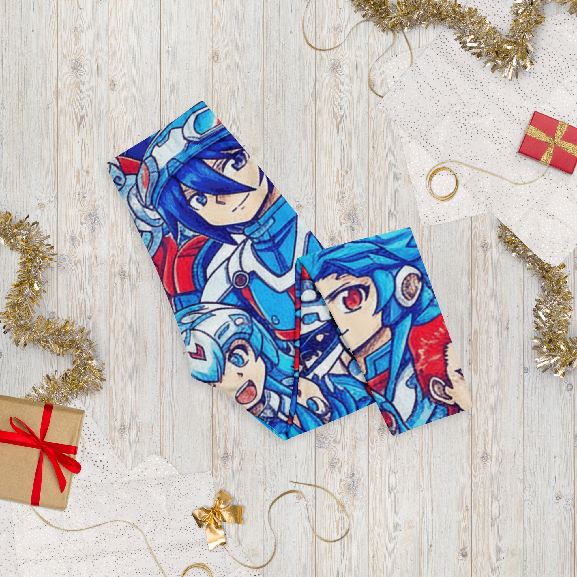 Anime Mecha Pilot Capri Leggings | GearBunch