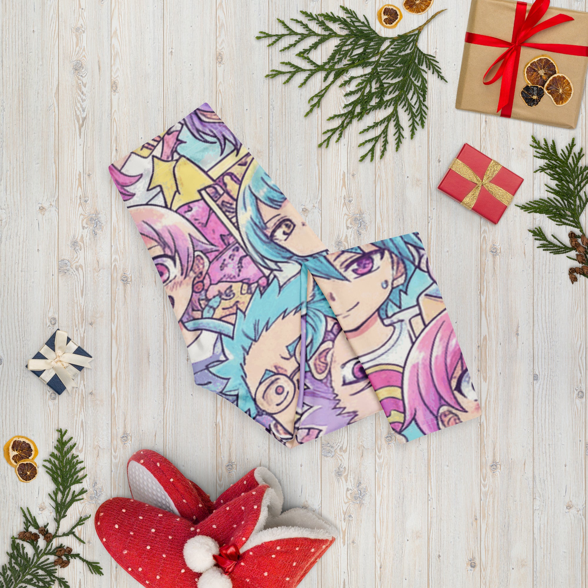 Anime Pastel Dream Capri Leggings | GearBunch