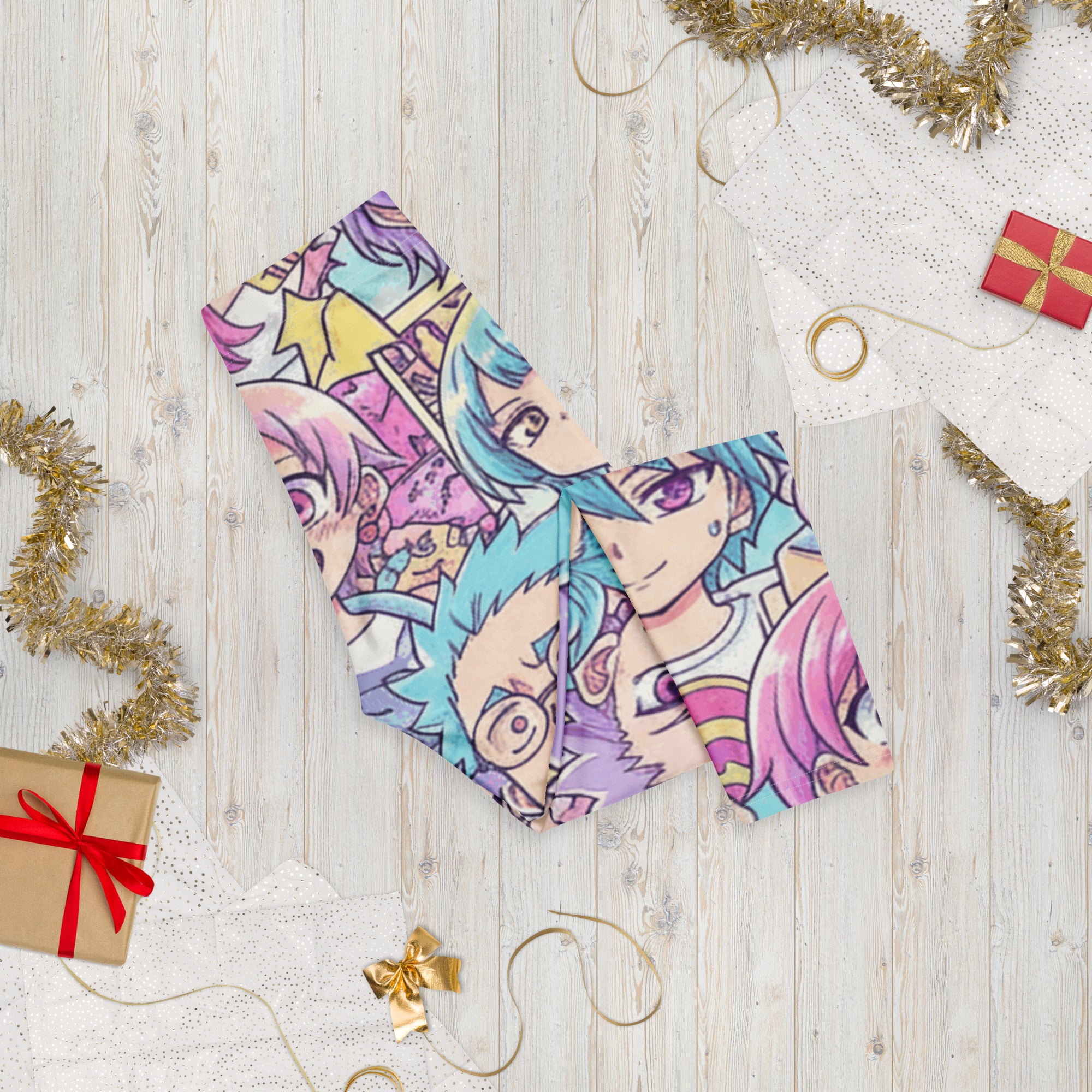 Anime Pastel Dream Capri Leggings | GearBunch