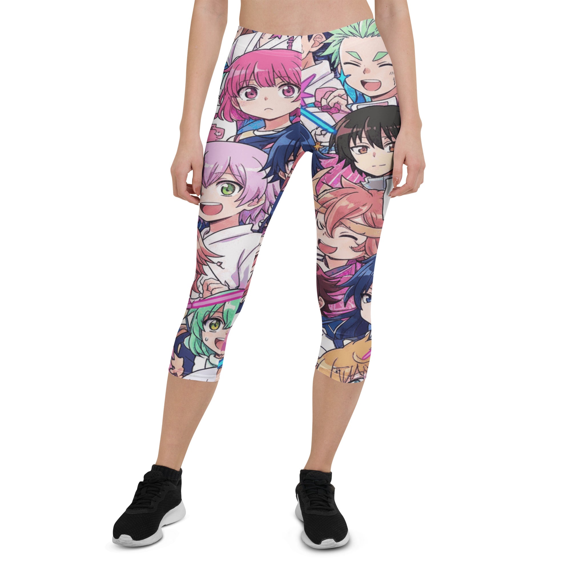 Anime Sakura School Capri Leggings | GearBunch