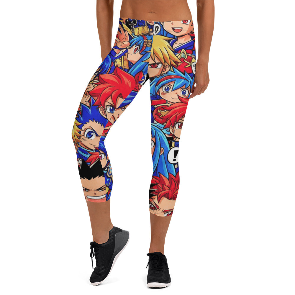Anime Street Fighter Capri Leggings | GearBunch
