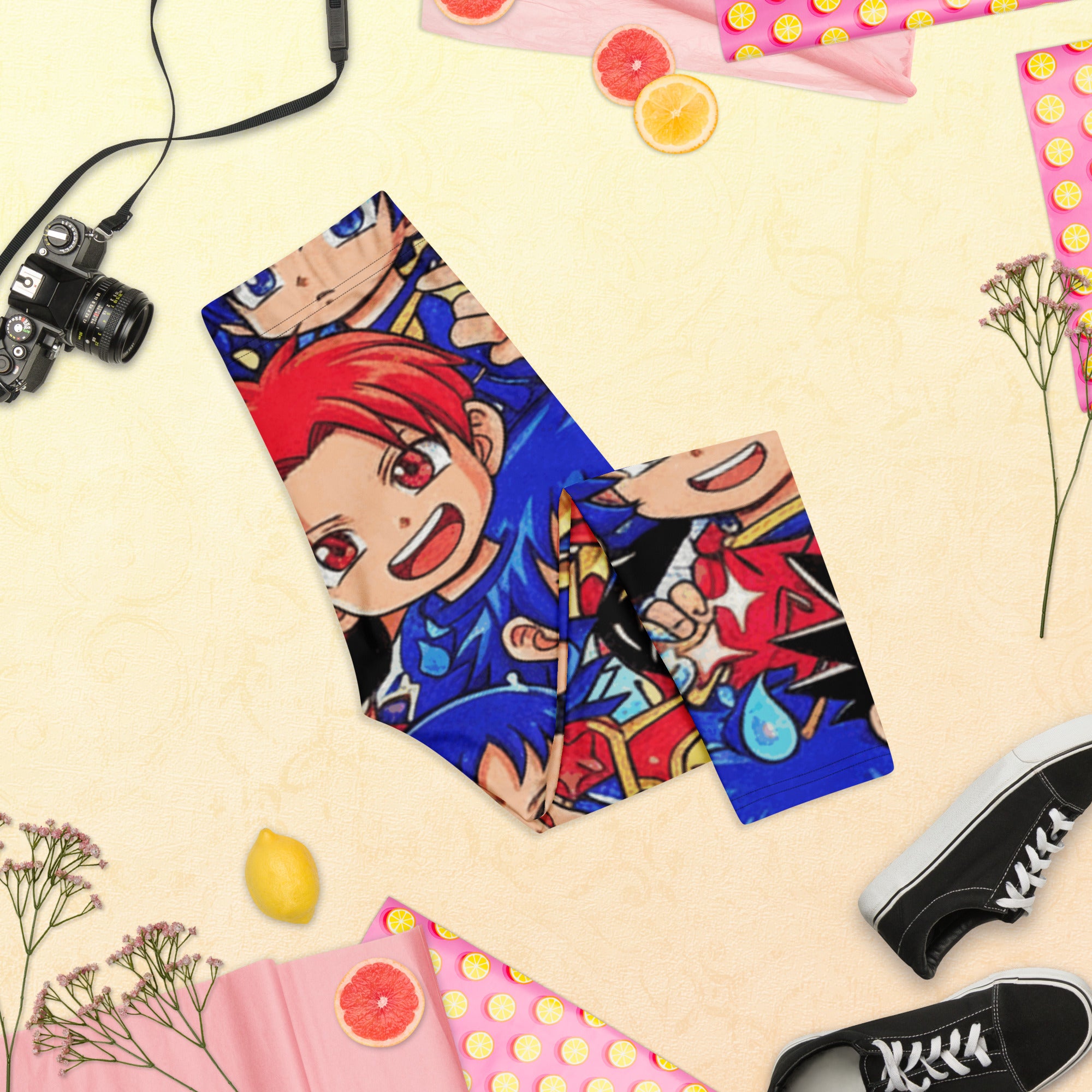 Anime Street Fighter Capri Leggings | GearBunch