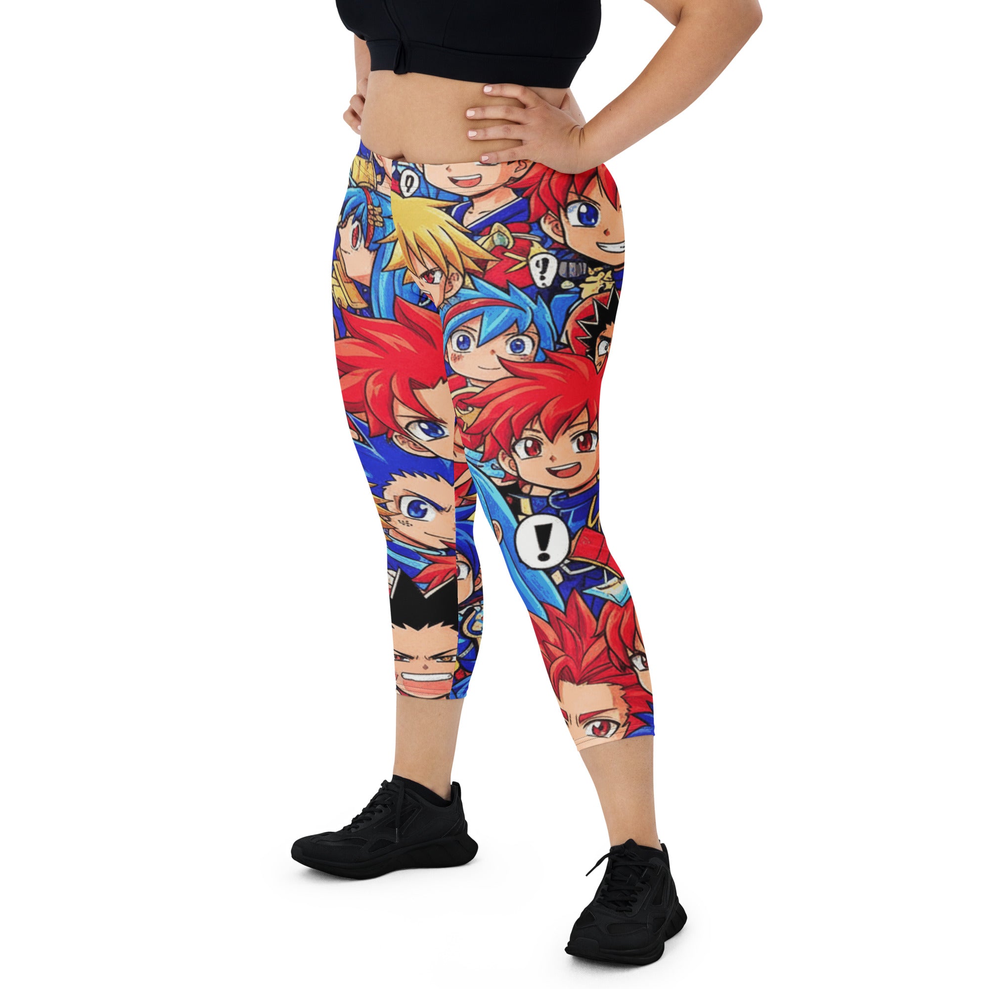 Anime Street Fighter Capri Leggings | GearBunch