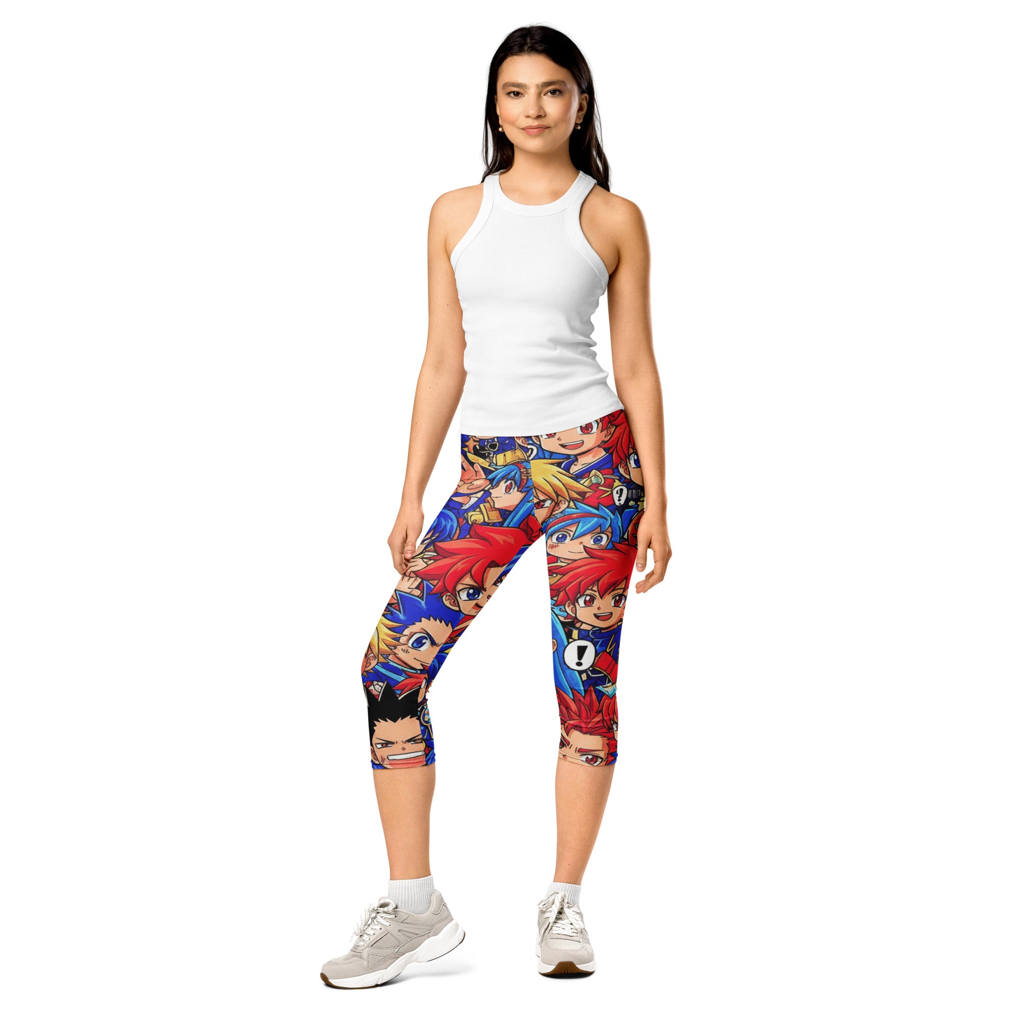 Anime Street Fighter Capri Leggings | GearBunch