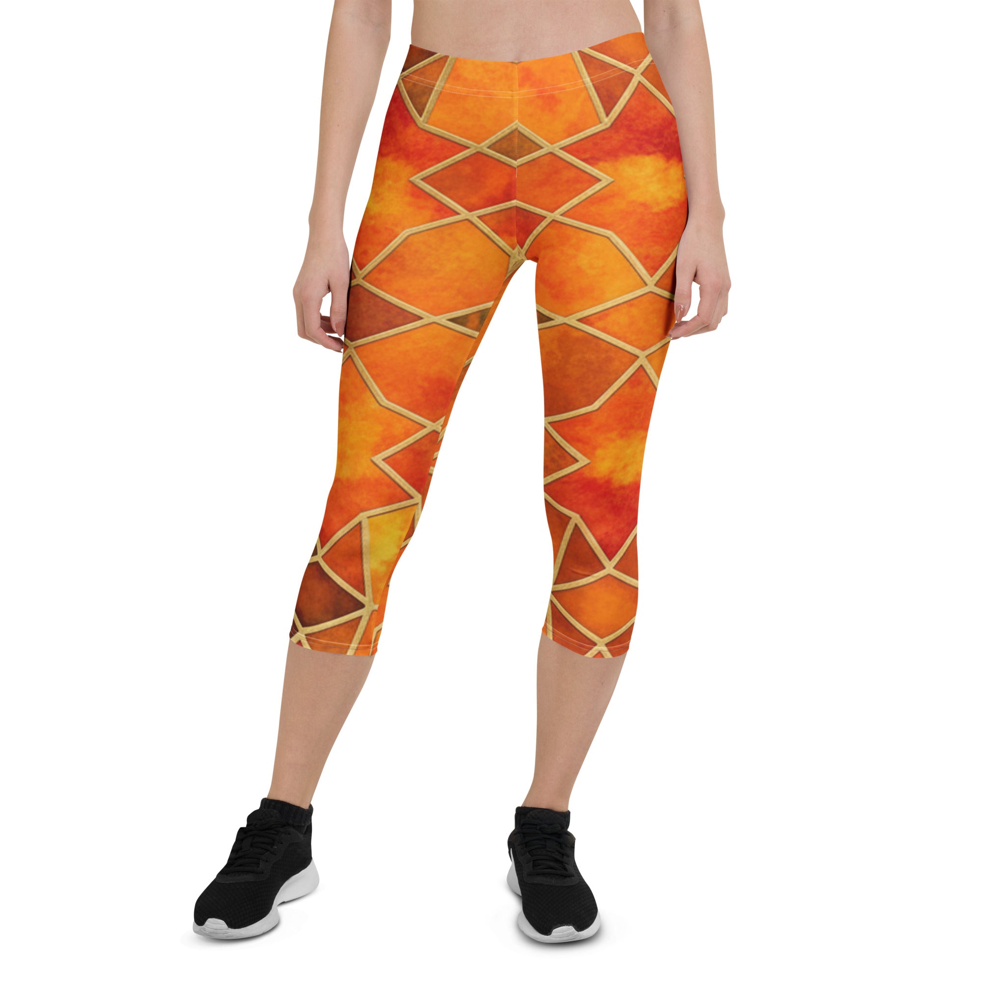 Autumn Spice Capri Leggings | GearBunch
