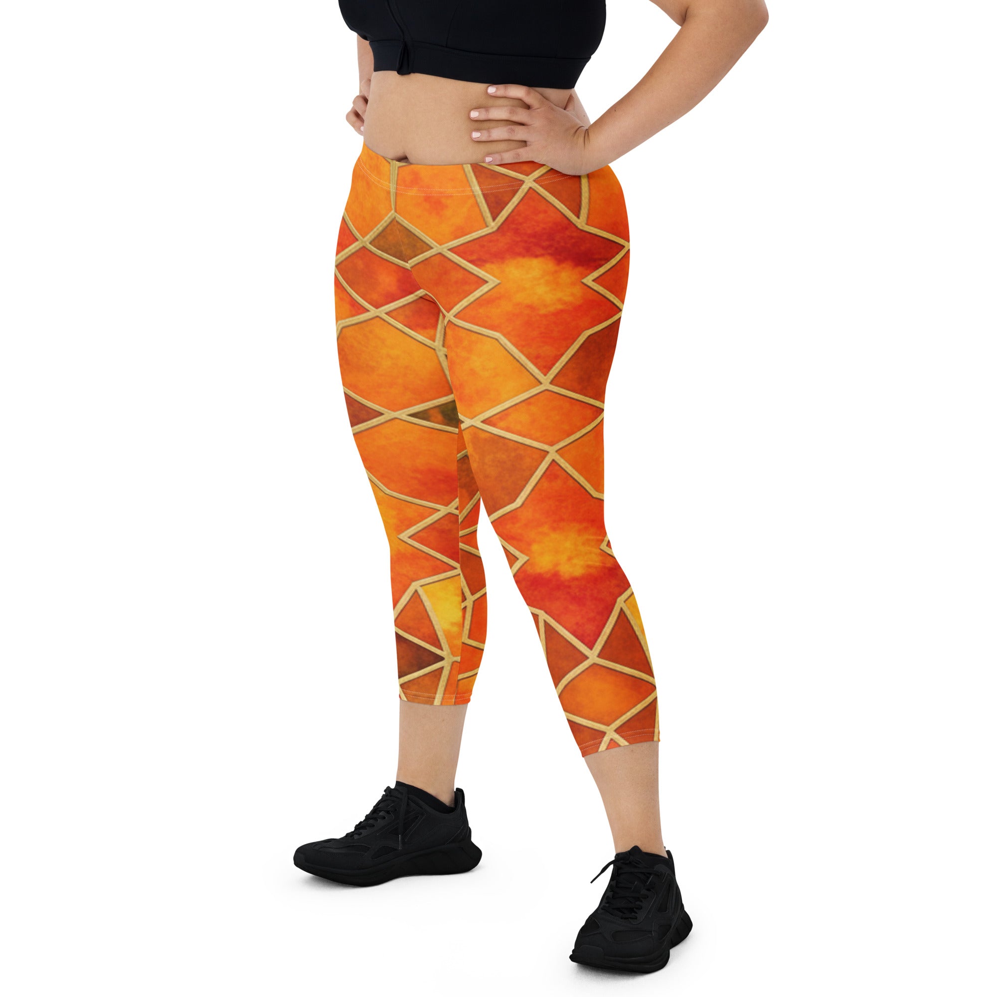 Autumn Spice Capri Leggings | GearBunch