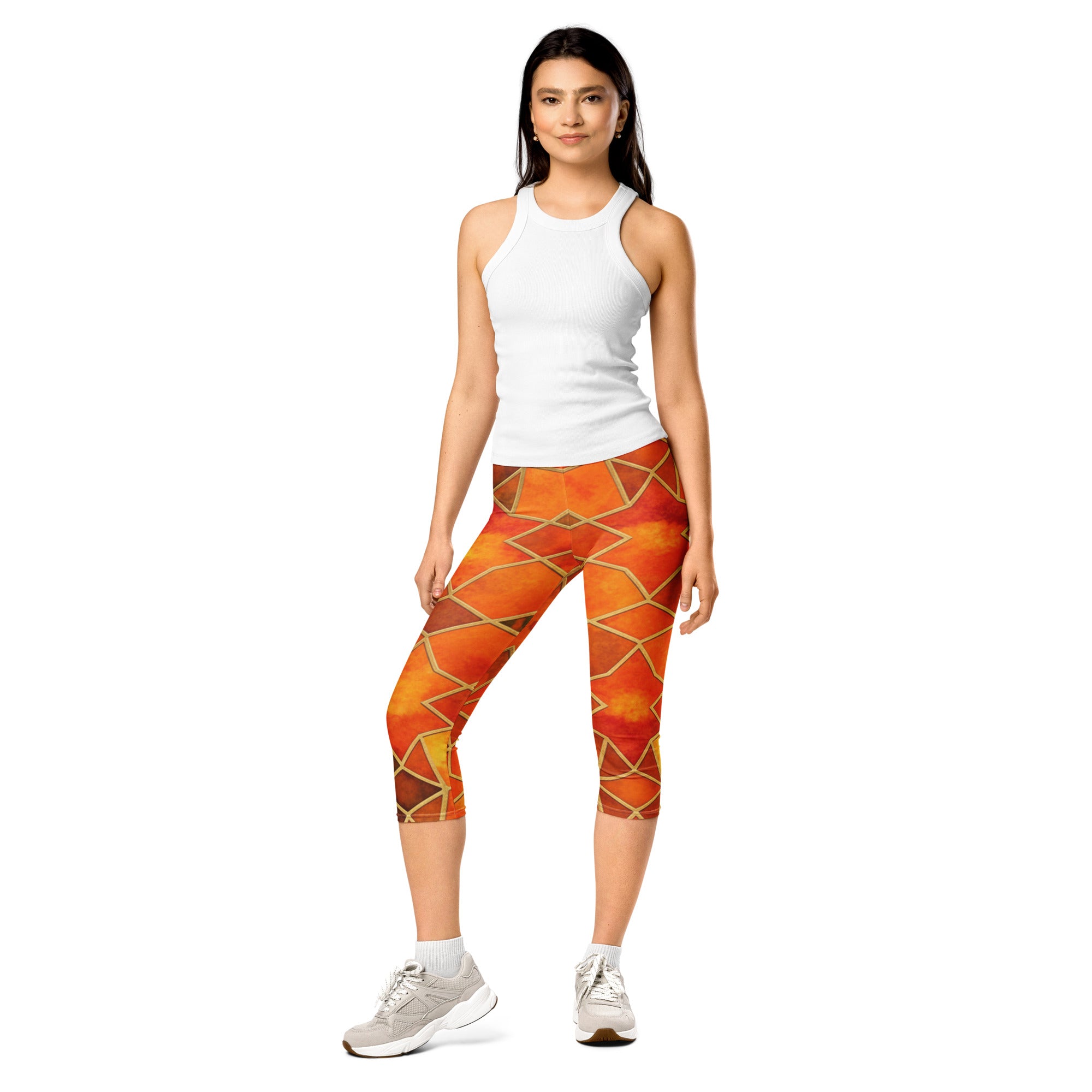 Autumn Spice Capri Leggings | GearBunch