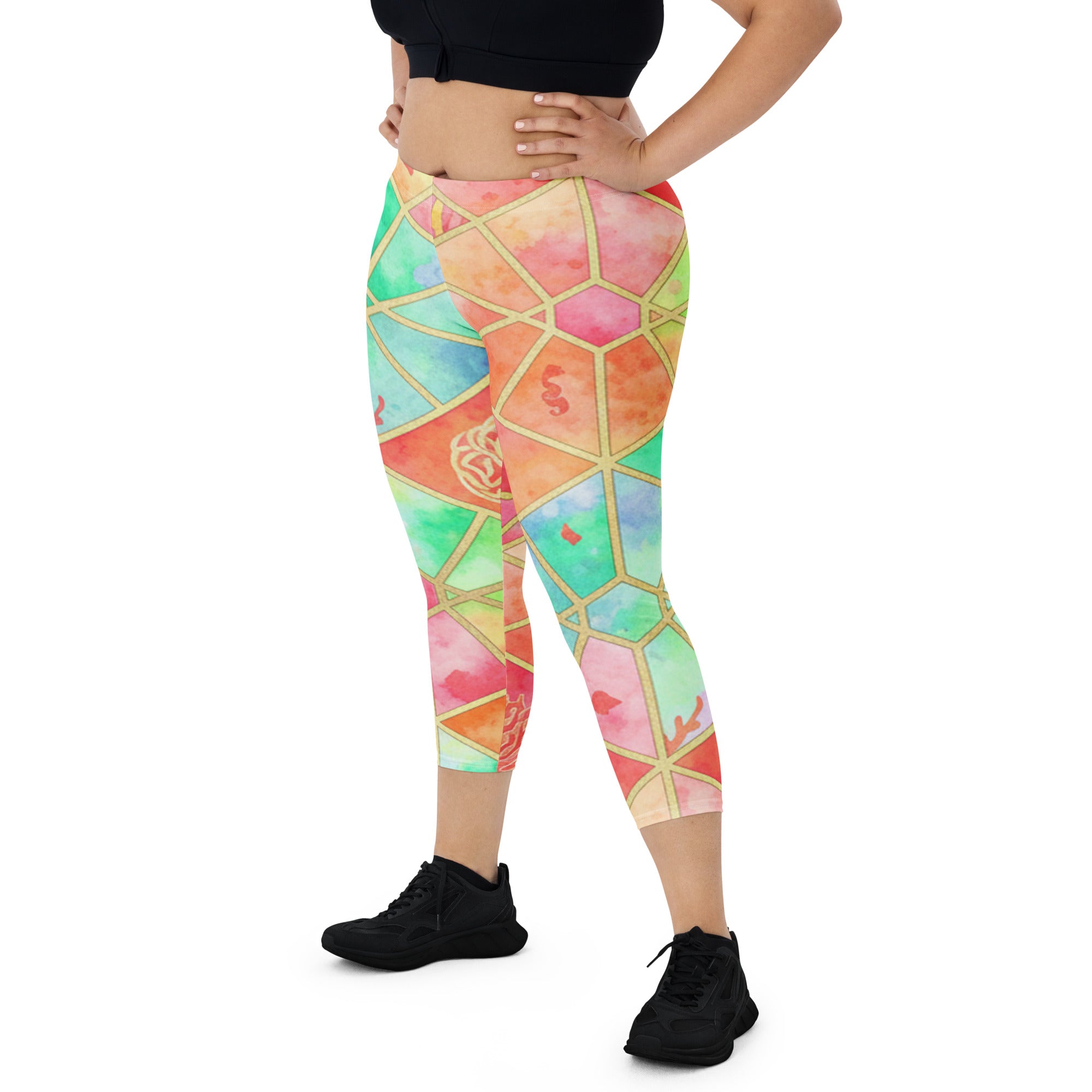 Coral Reef Capri Leggings | GearBunch