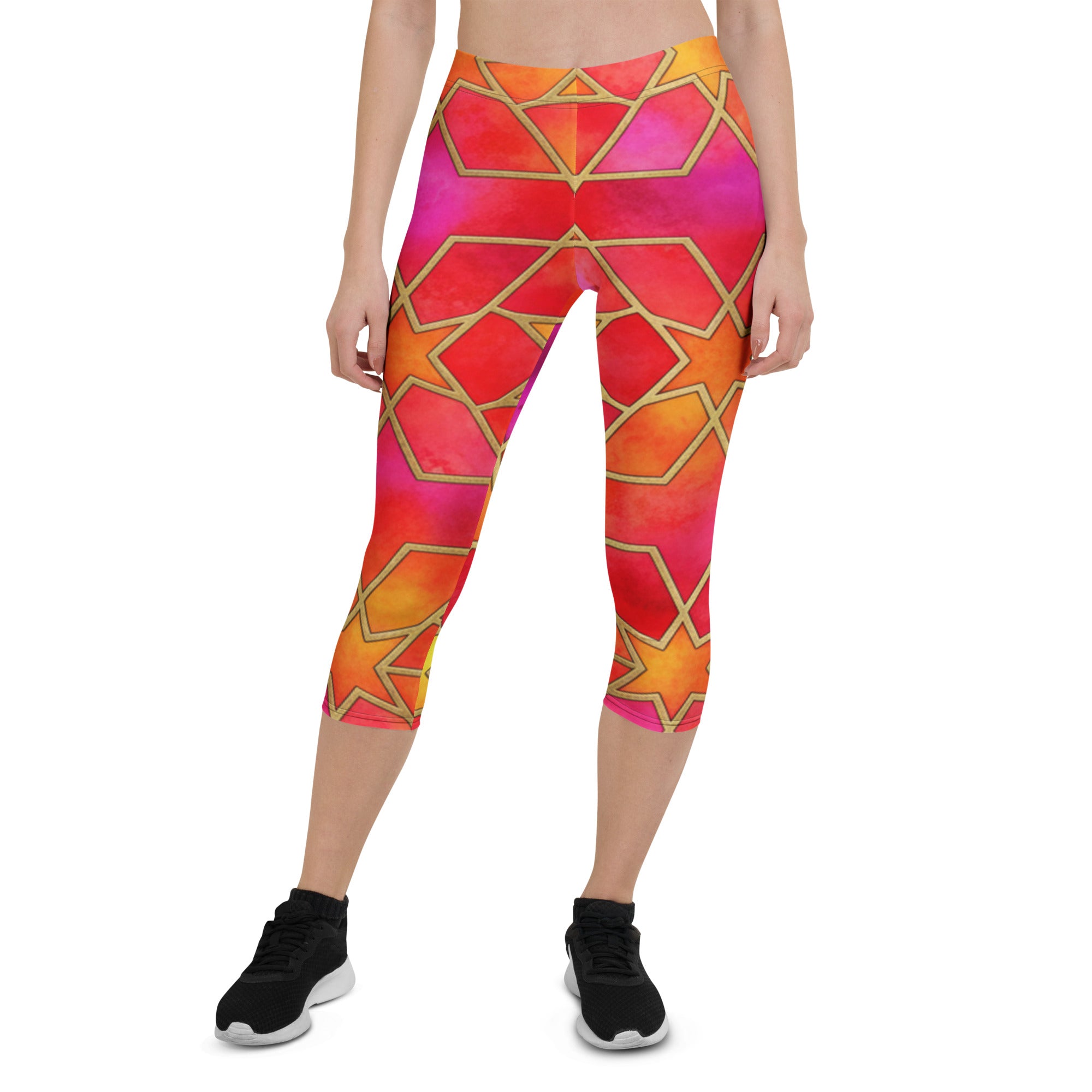 Fire Opal Capri Leggings | GearBunch