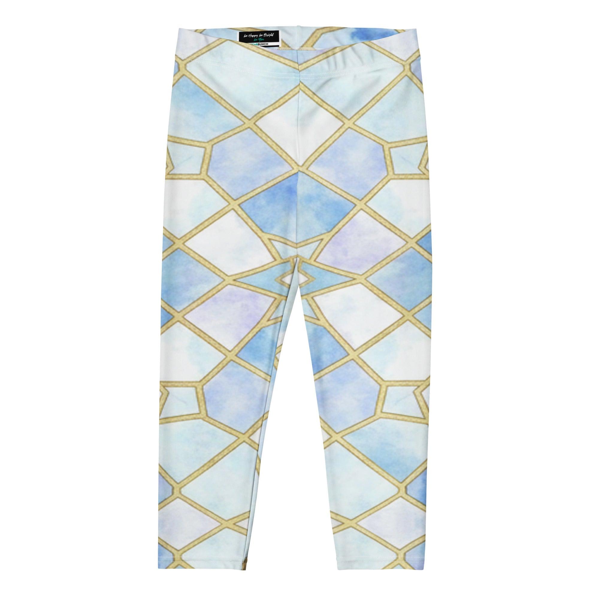 Arabic Ice Crystal Capri Leggings | GearBunch