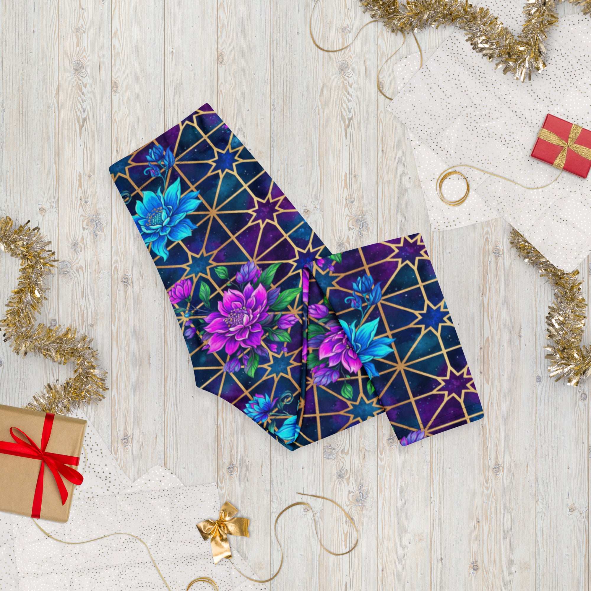 Midnight Galaxy Capri Leggings | GearBunch