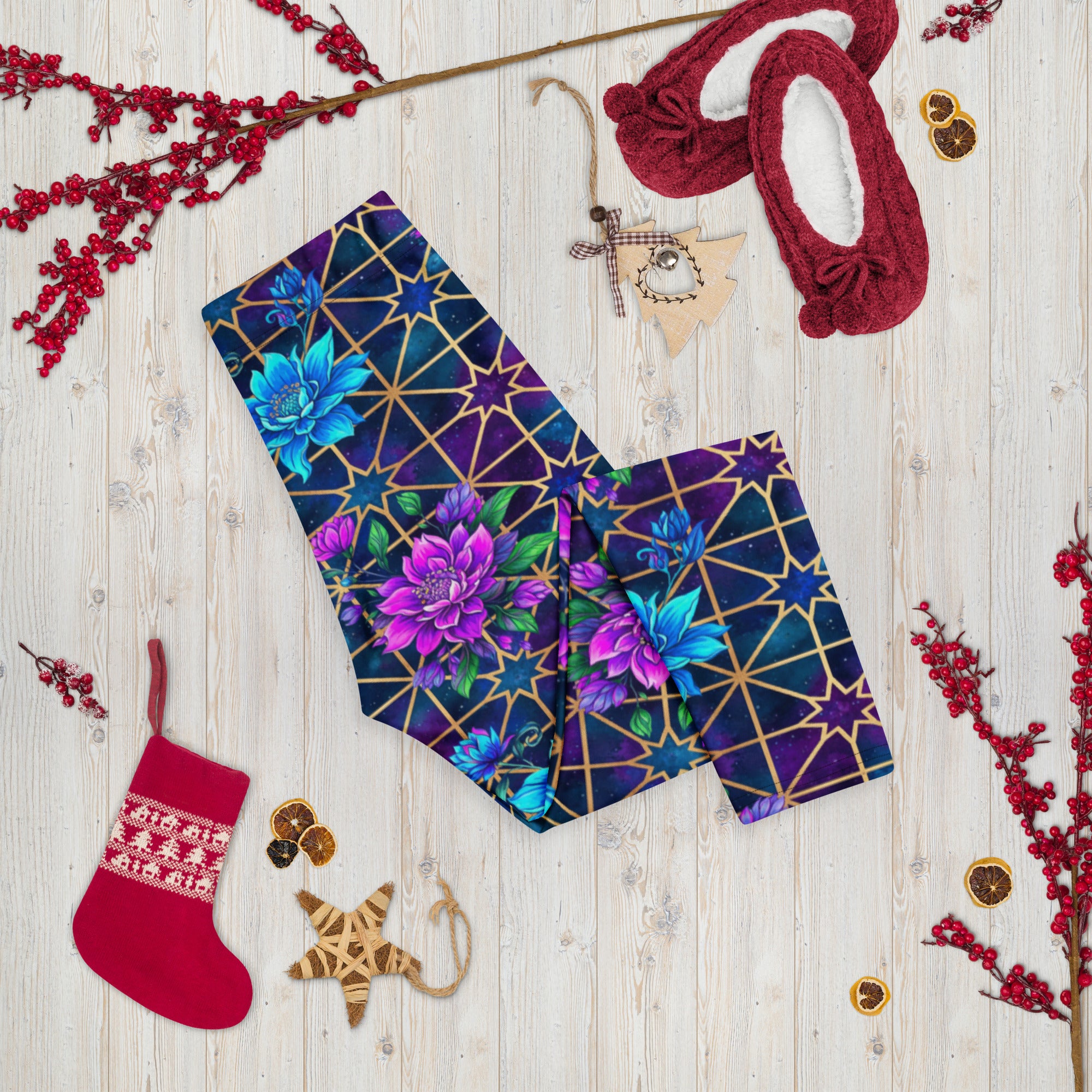 Midnight Galaxy Capri Leggings | GearBunch