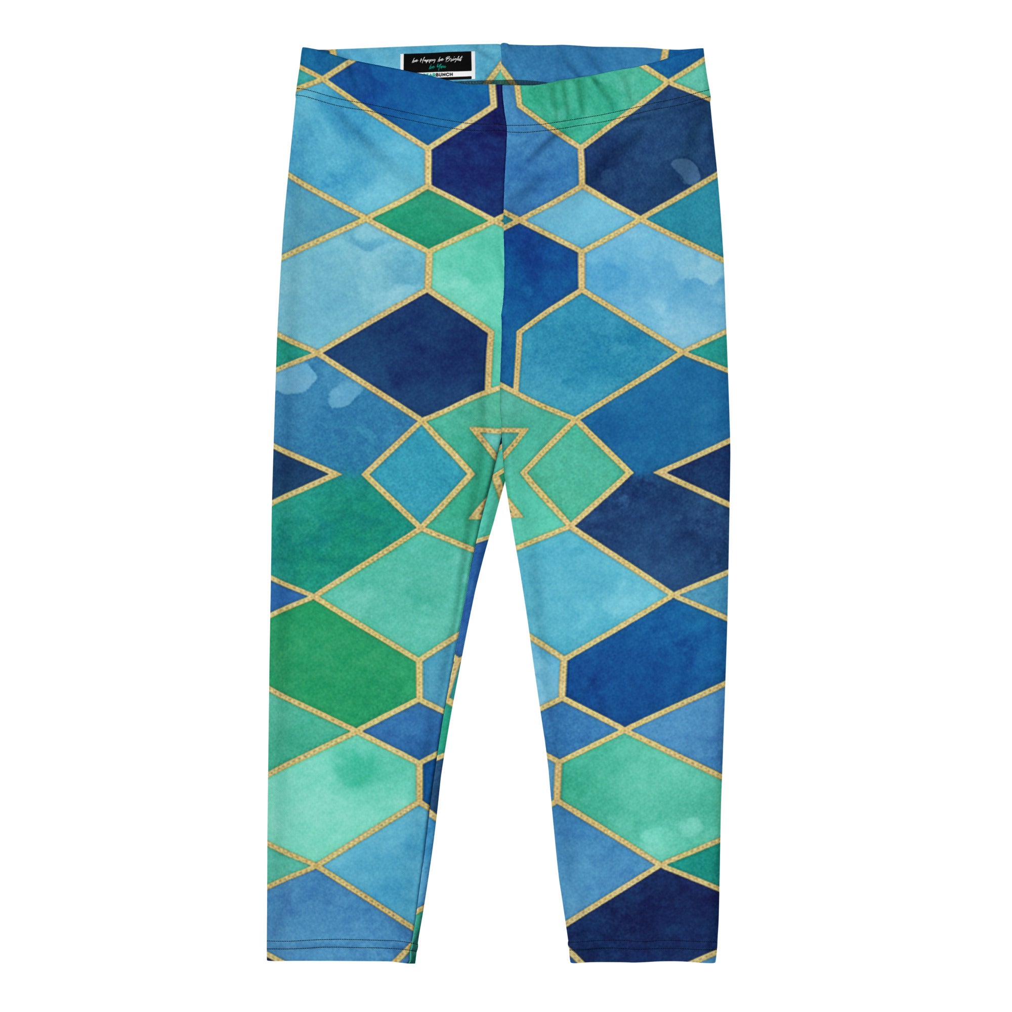 Ocean Blues Capri Leggings | GearBunch