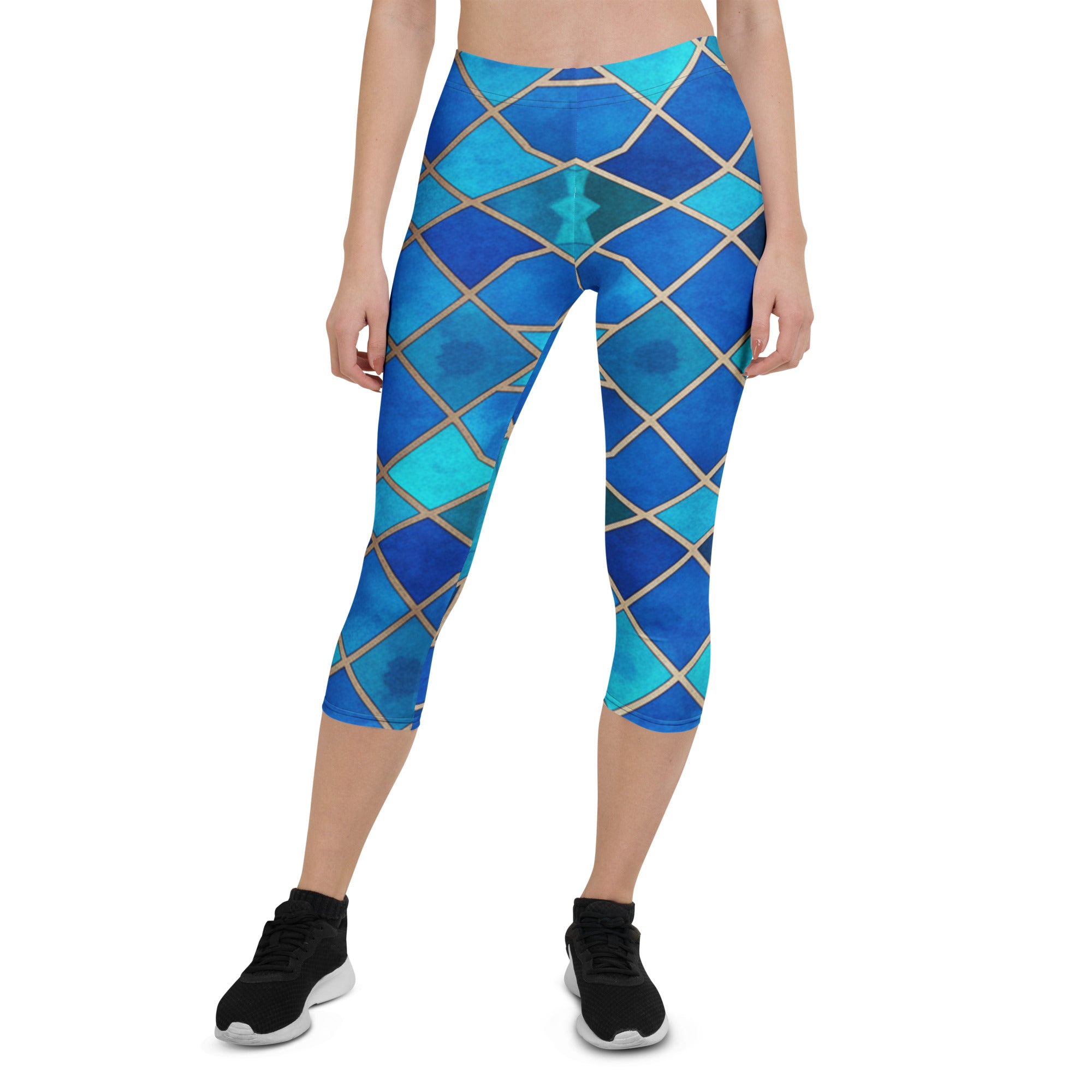 Sapphire Bronze Capri Leggings | GearBunch