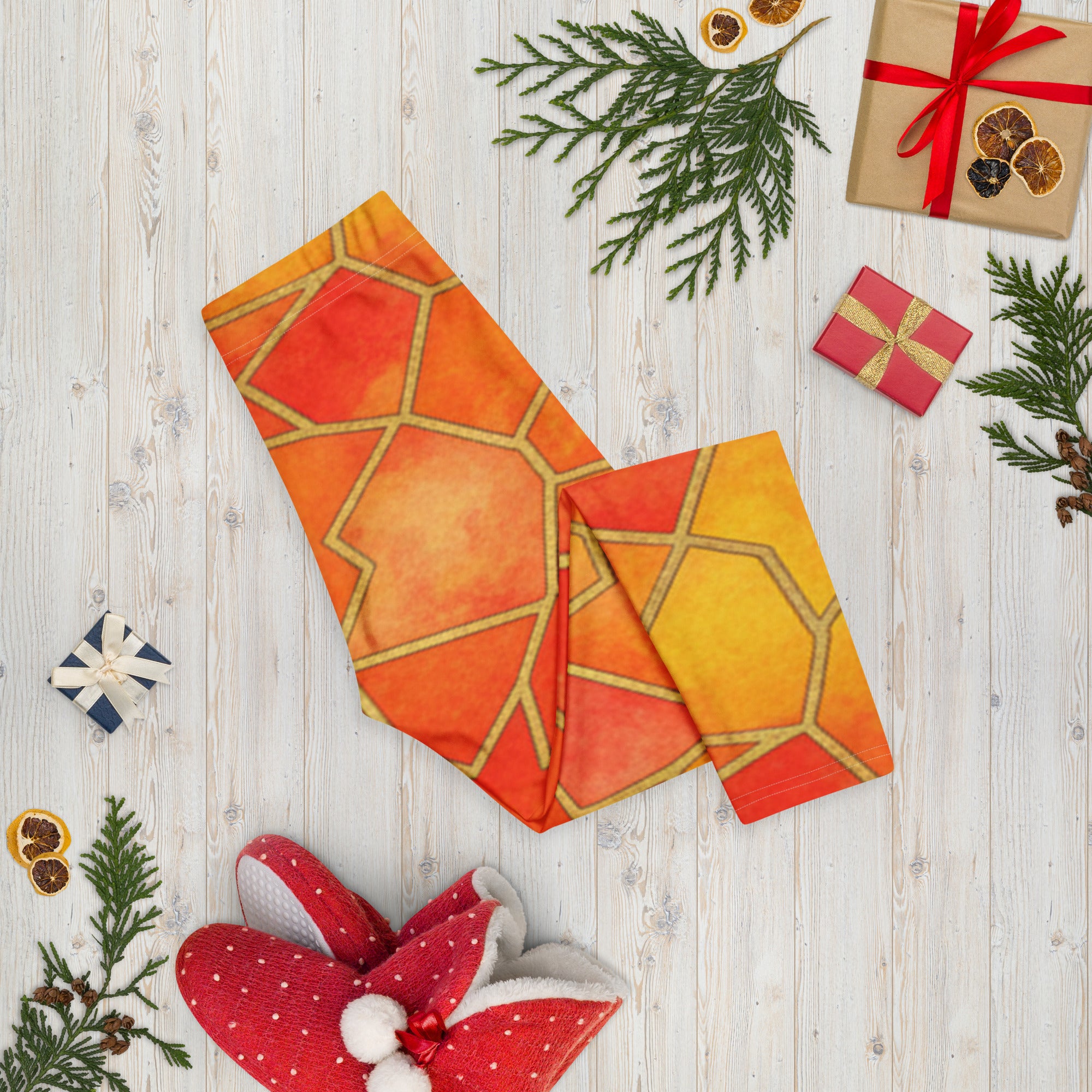 Sunset Blaze Capri Leggings | GearBunch