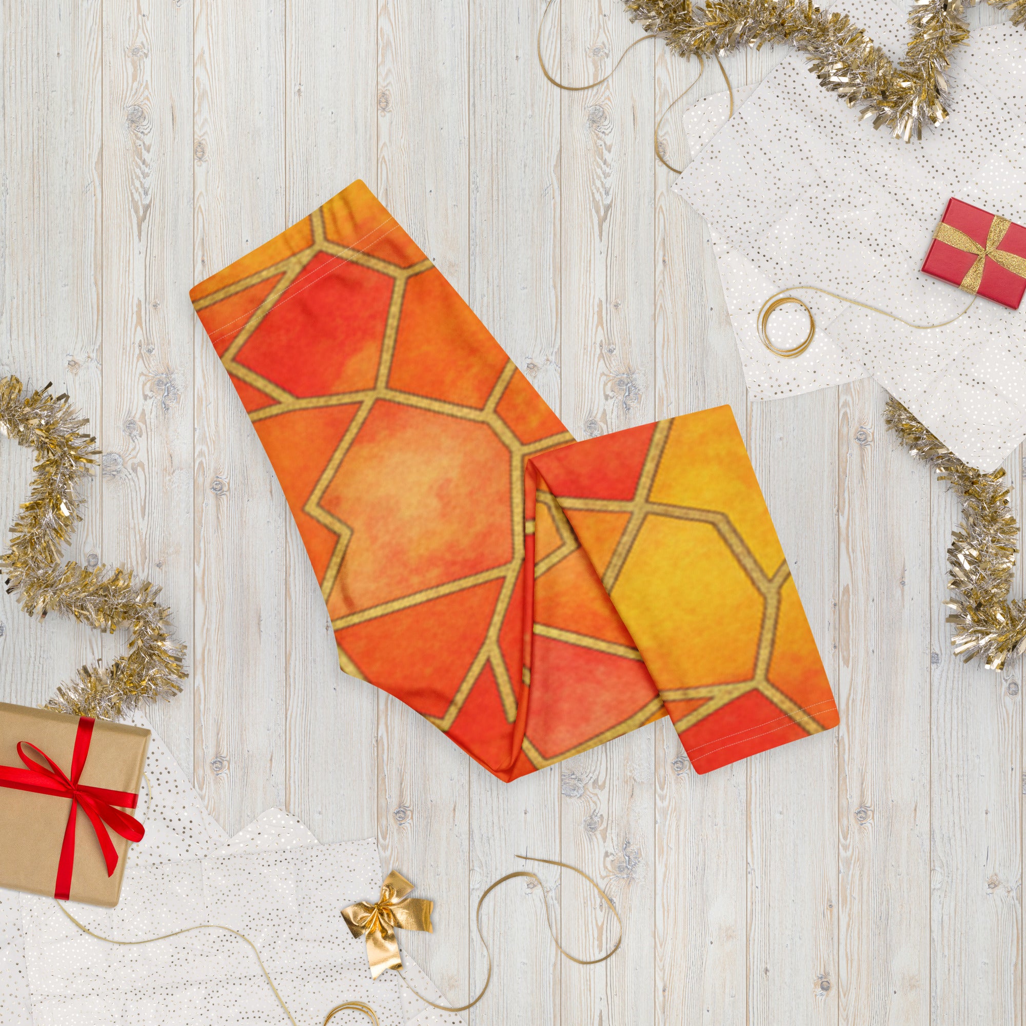 Sunset Blaze Capri Leggings | GearBunch