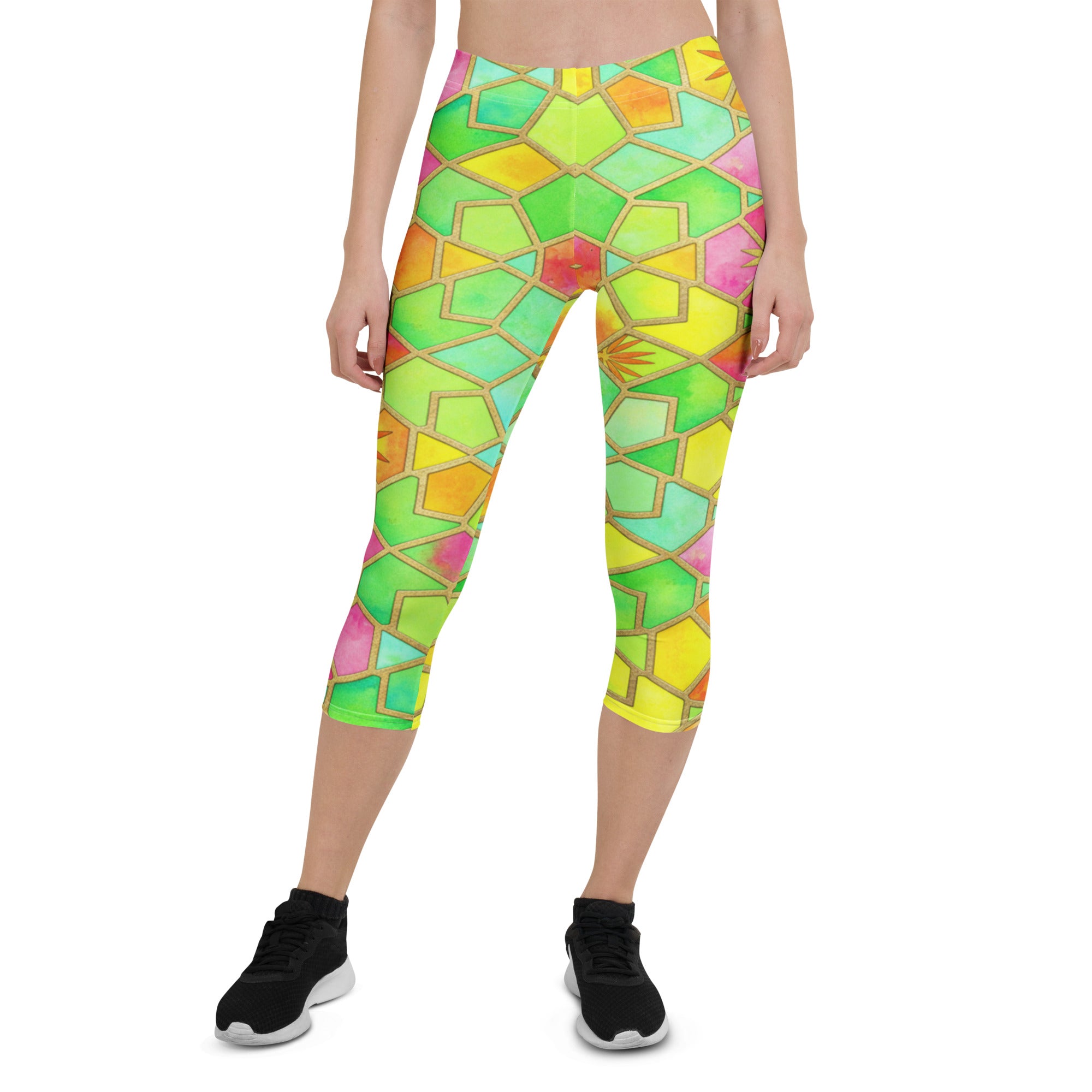 Tropical Punch Capri Leggings | GearBunch
