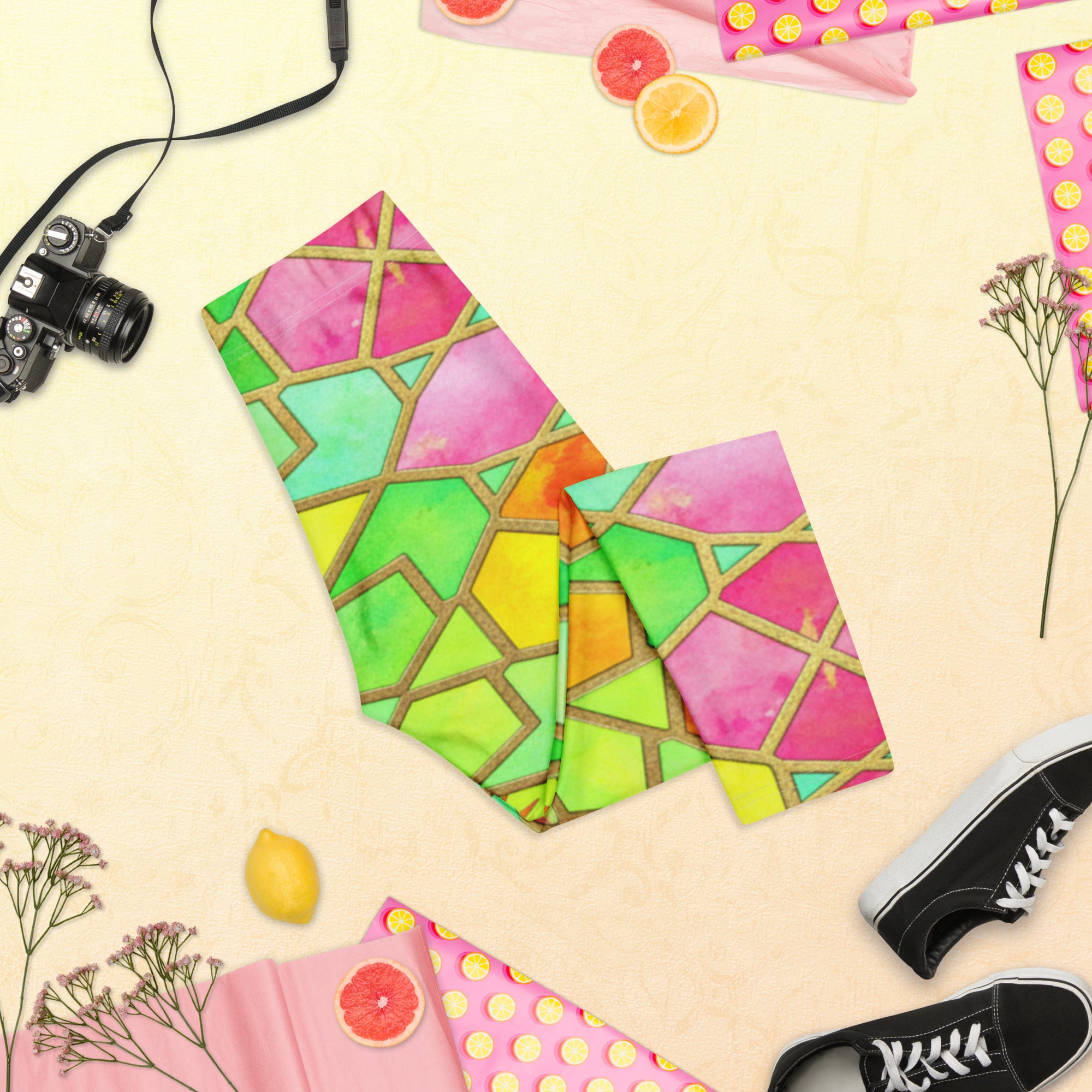 Tropical Punch Capri Leggings | GearBunch