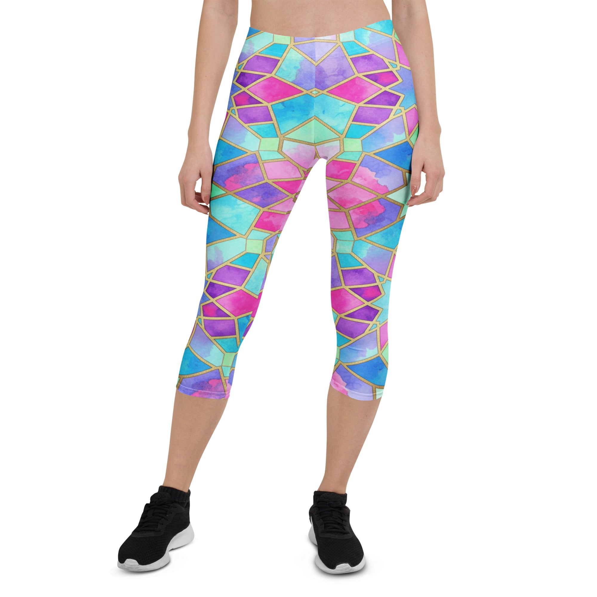 Violet Dream Capri Leggings | GearBunch