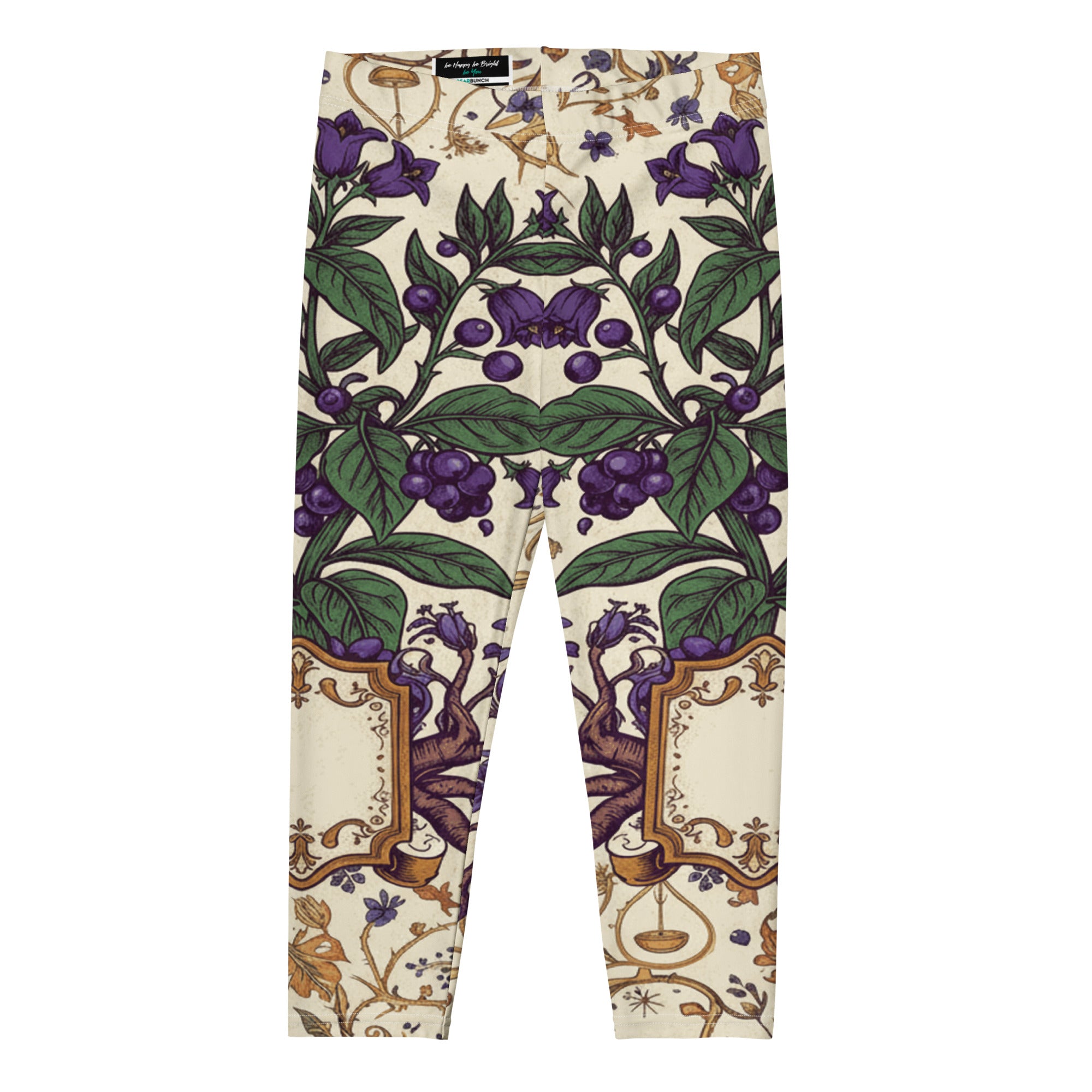 Belladonna Poison Garden Capri Leggings | GearBunch