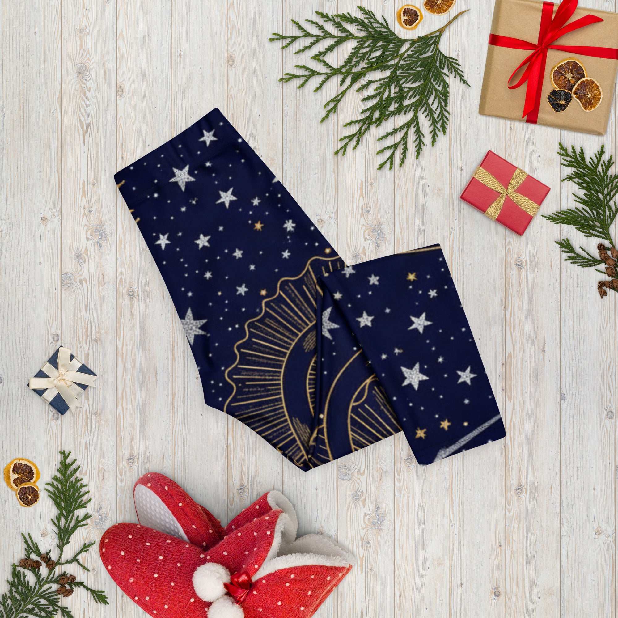 Black Cat Constellation Capri Leggings | GearBunch