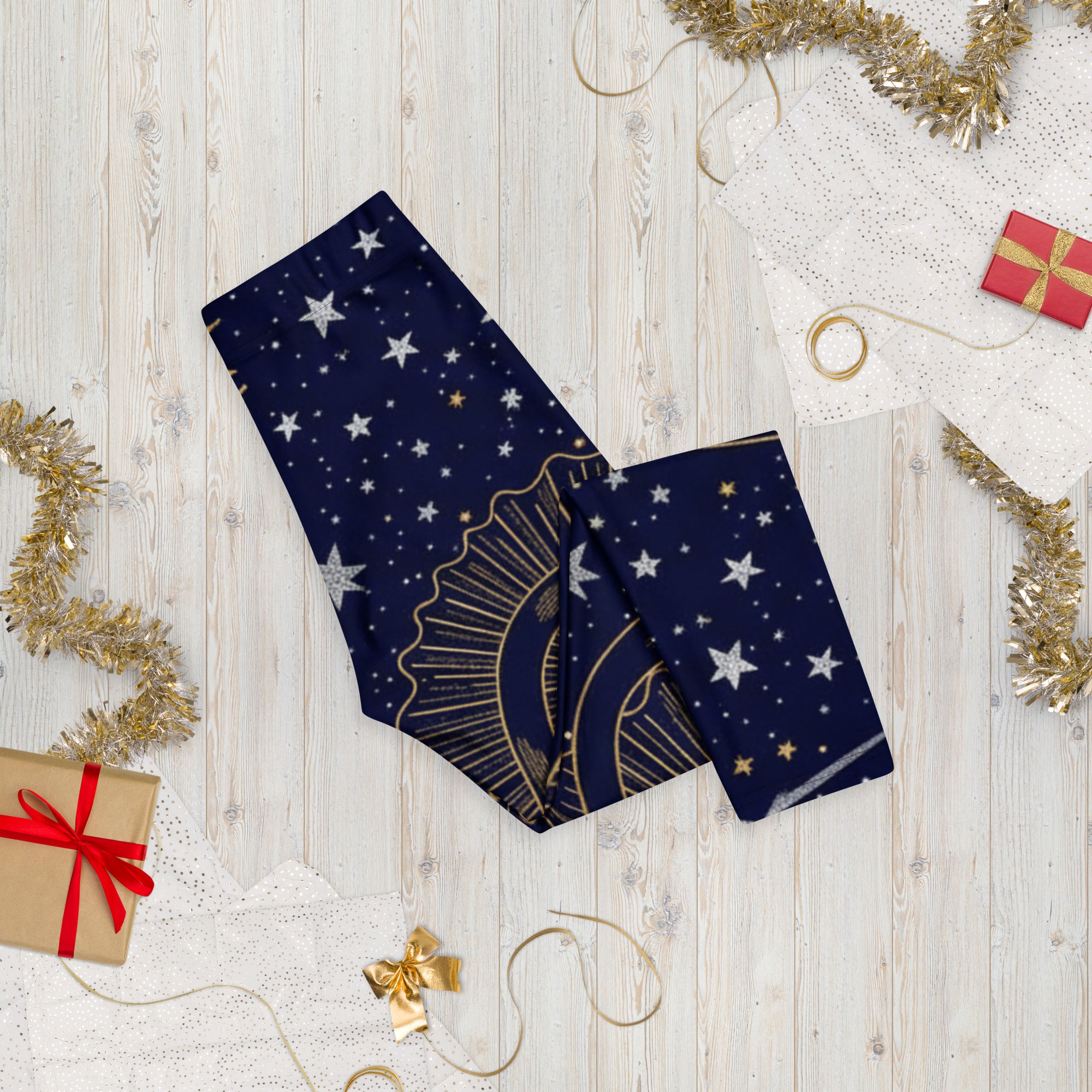 Black Cat Constellation Capri Leggings | GearBunch