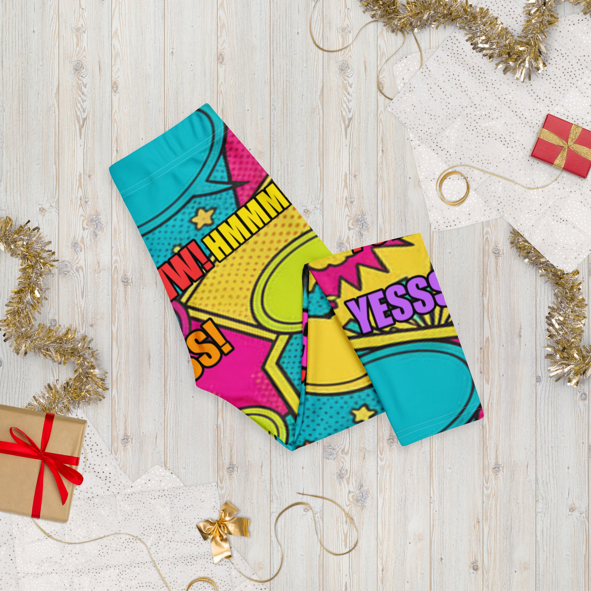 Comic Pop Tropical Capri Leggings | GearBunch