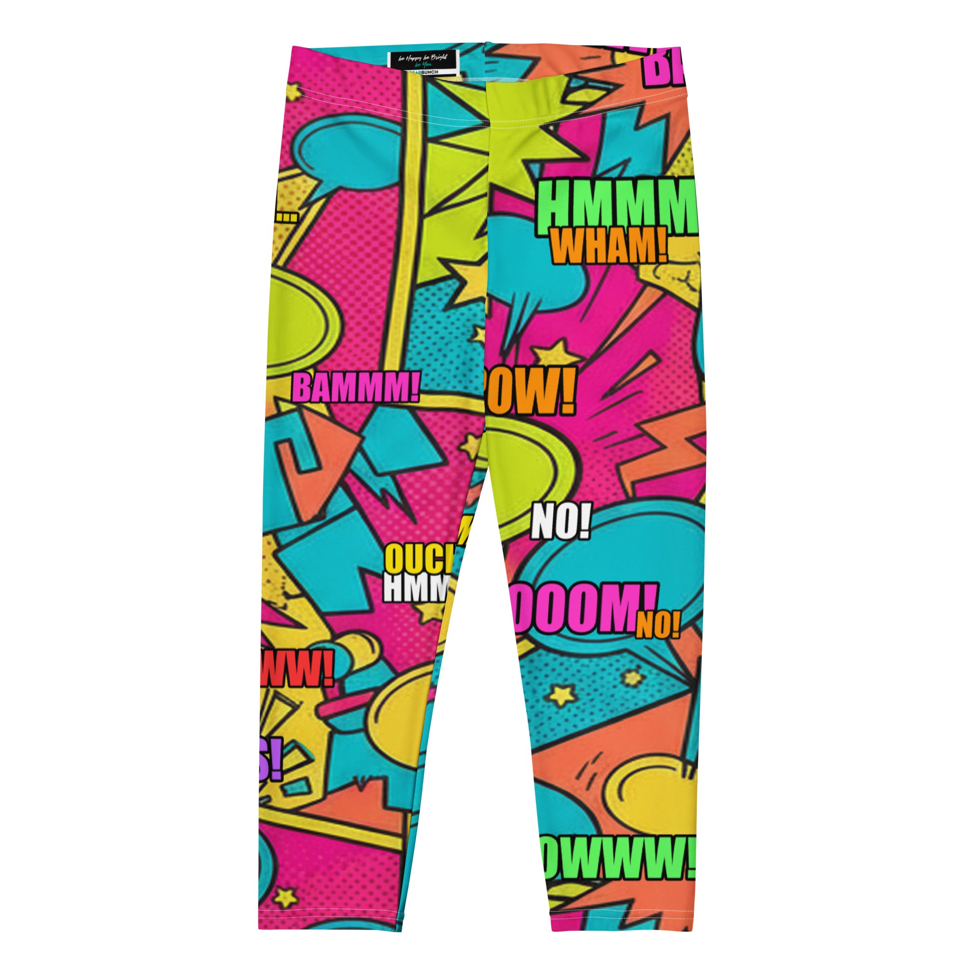 Comic Pop Tropical Capri Leggings | GearBunch