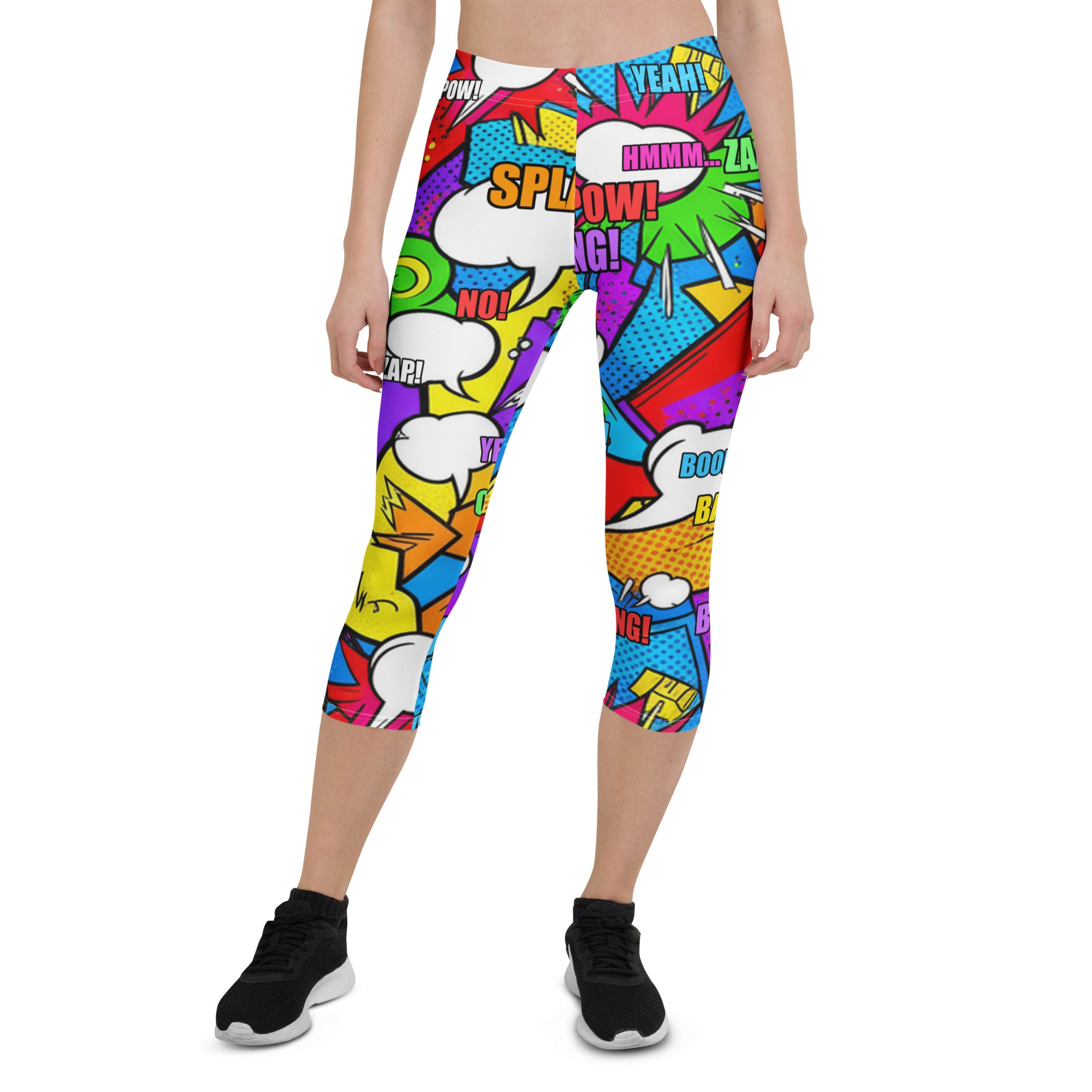 Comic Hero Capri Leggings | GearBunch