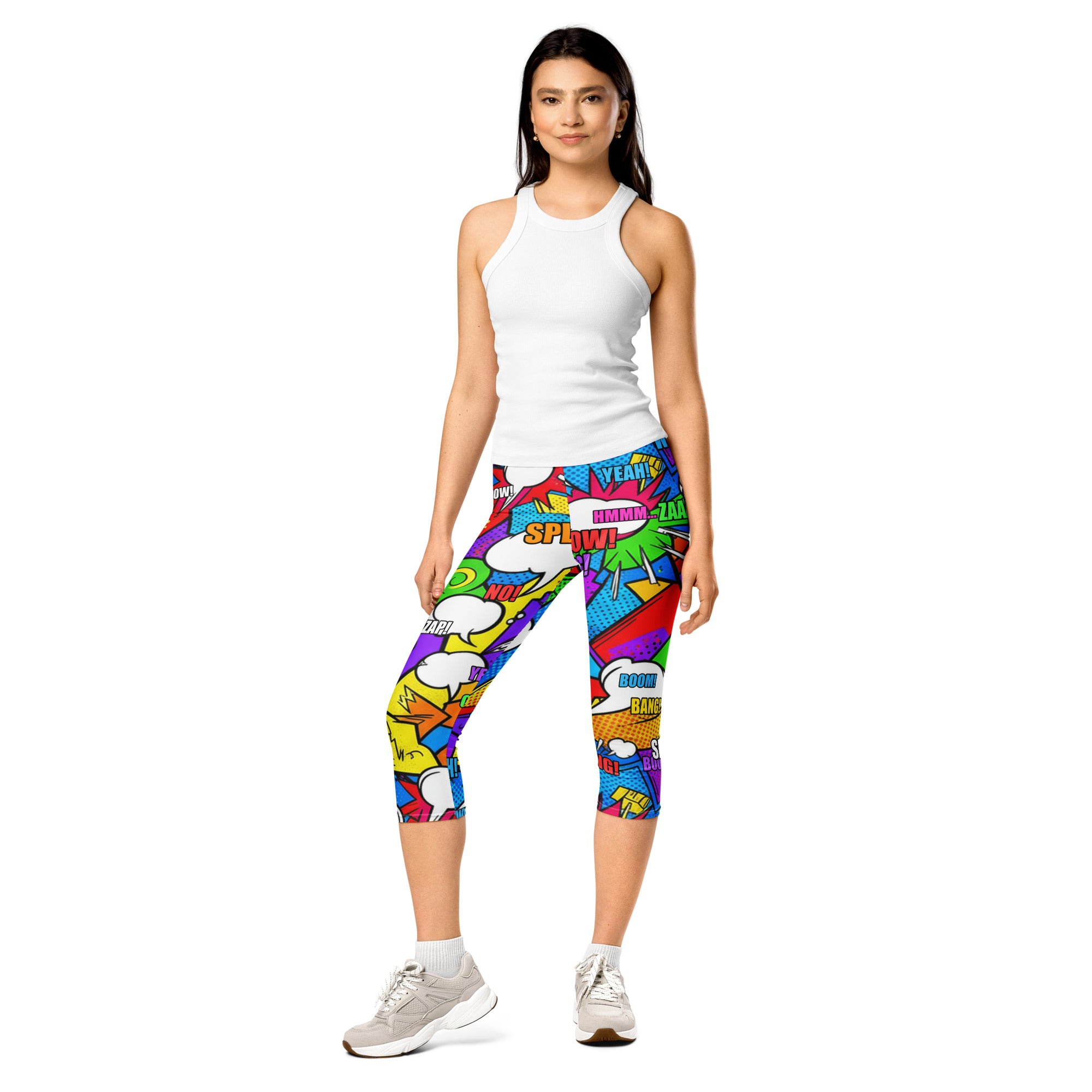 Comic Hero Capri Leggings | GearBunch
