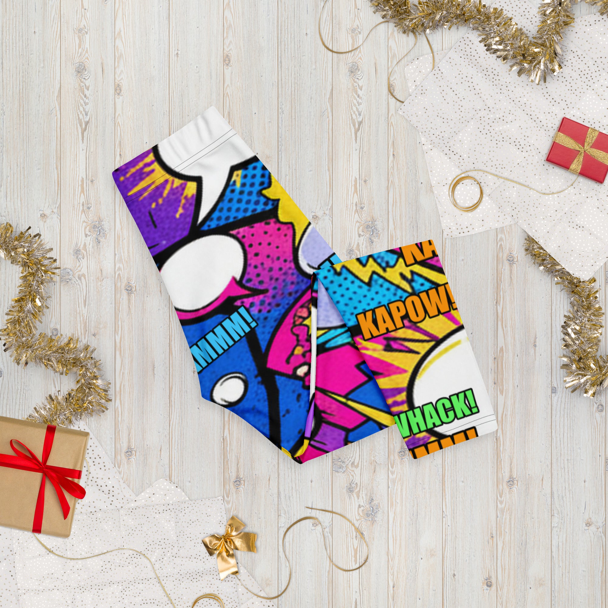 Comic Strip Cosmic Boom Capri Leggings | GearBunch