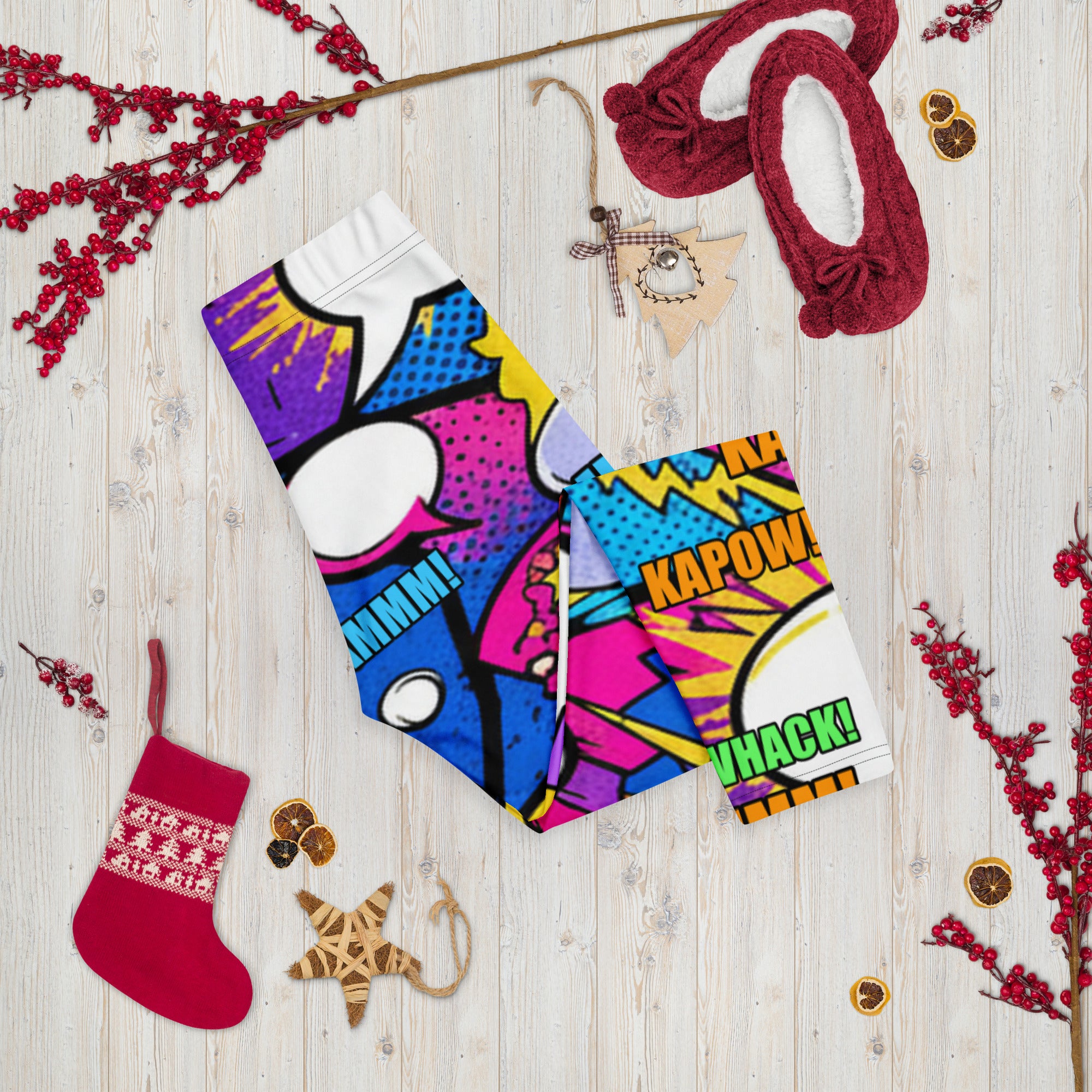 Comic Strip Cosmic Boom Capri Leggings | GearBunch